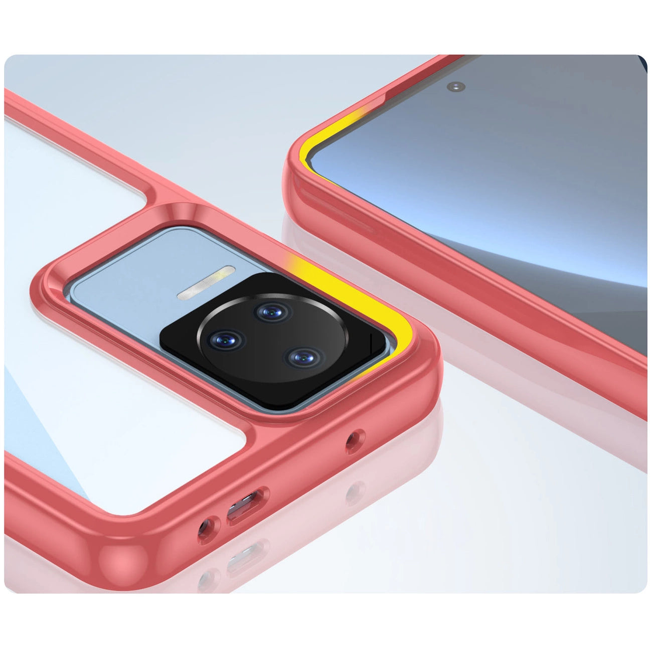 Outer Space Case Xiaomi Poco F4 5G cover with a flexible frame red_5