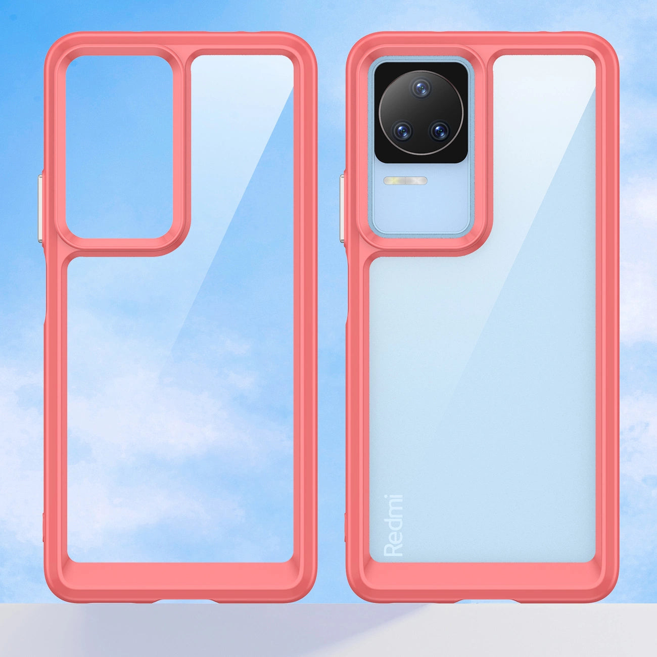 Outer Space Case Xiaomi Poco F4 5G cover with a flexible frame red_7