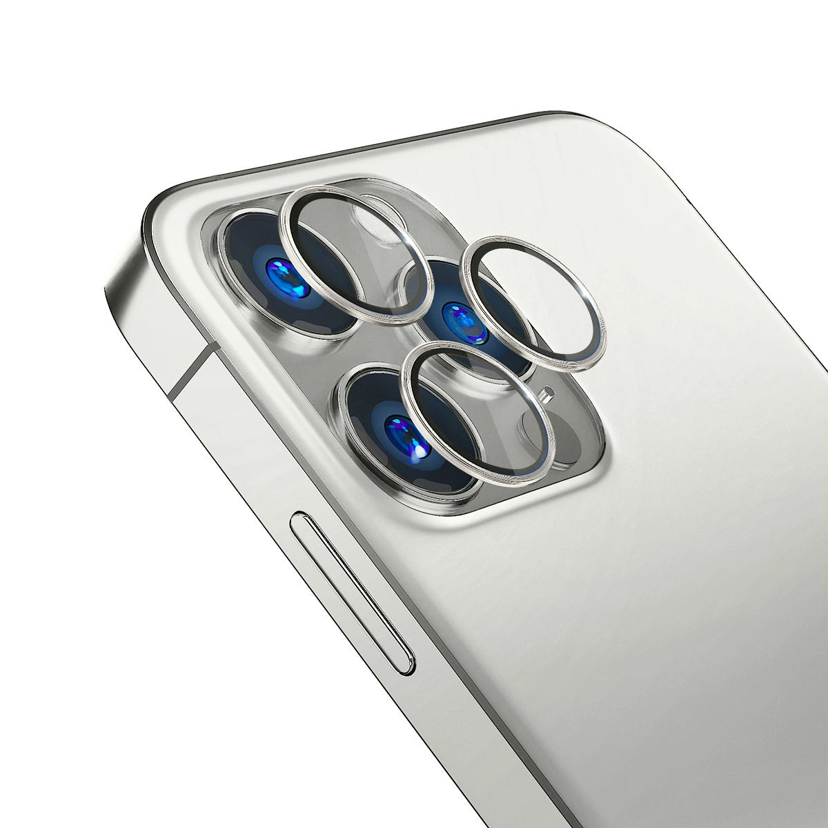 Camera Glass for iPhone 14 Pro Max / 14 Pro 9H for 3mk Lens Protection Pro Series Lens - Silver_1