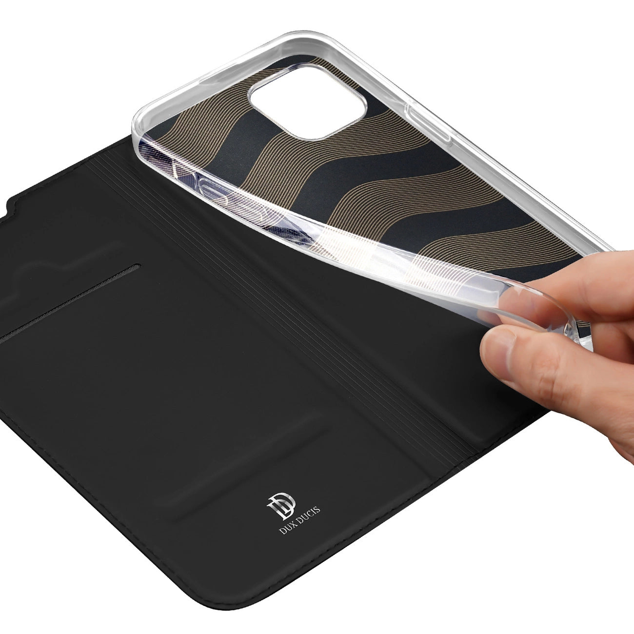 Dux Ducis Skin Pro Holster Flip Cover for iPhone 14 Plus black_6