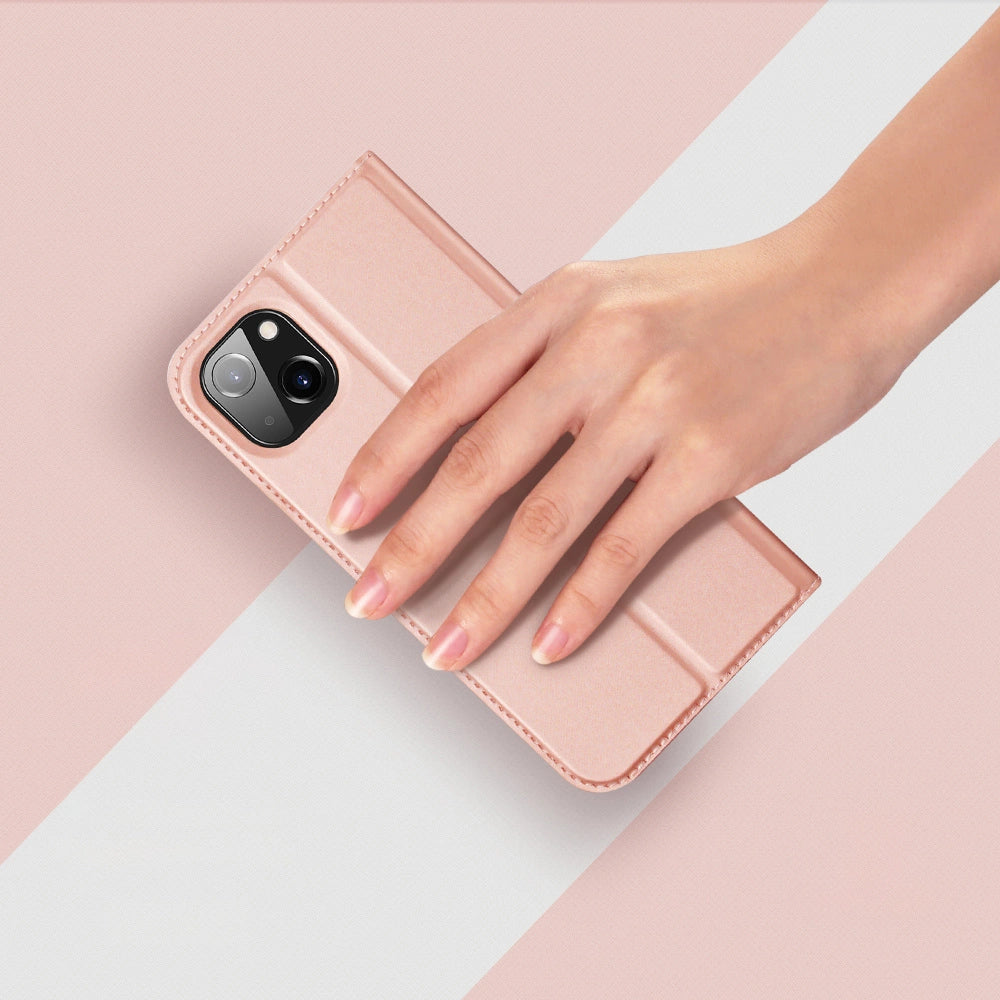 Dux Ducis Skin Pro Holster Flip Cover for iPhone 14 Plus pink_12