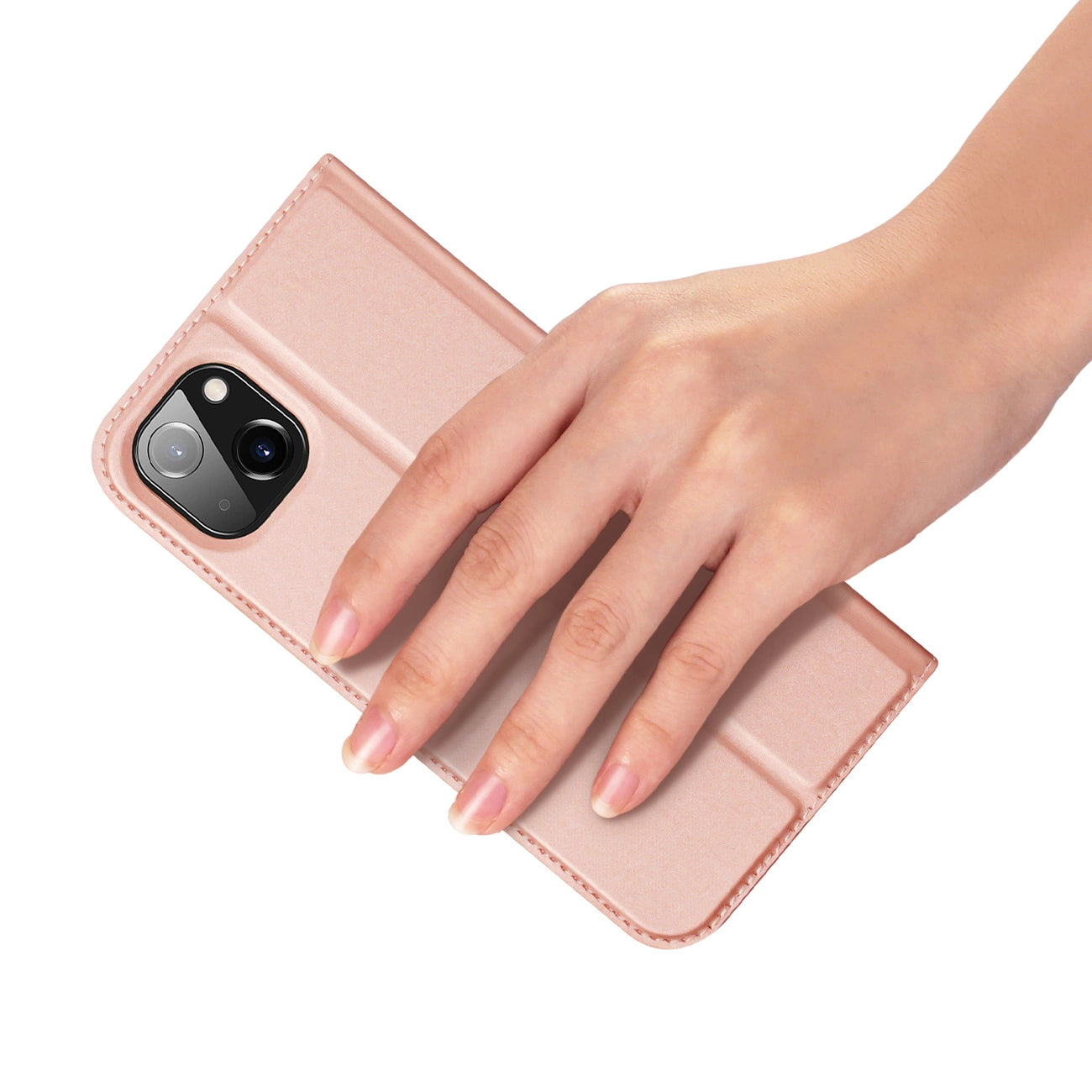 Dux Ducis Skin Pro Holster Flip Cover for iPhone 14 Plus pink_5