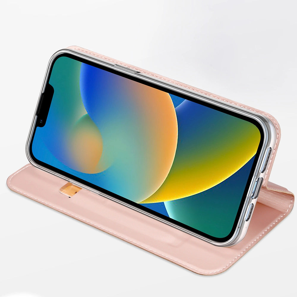 Dux Ducis Skin Pro Holster Flip Cover for iPhone 14 Plus gold_16