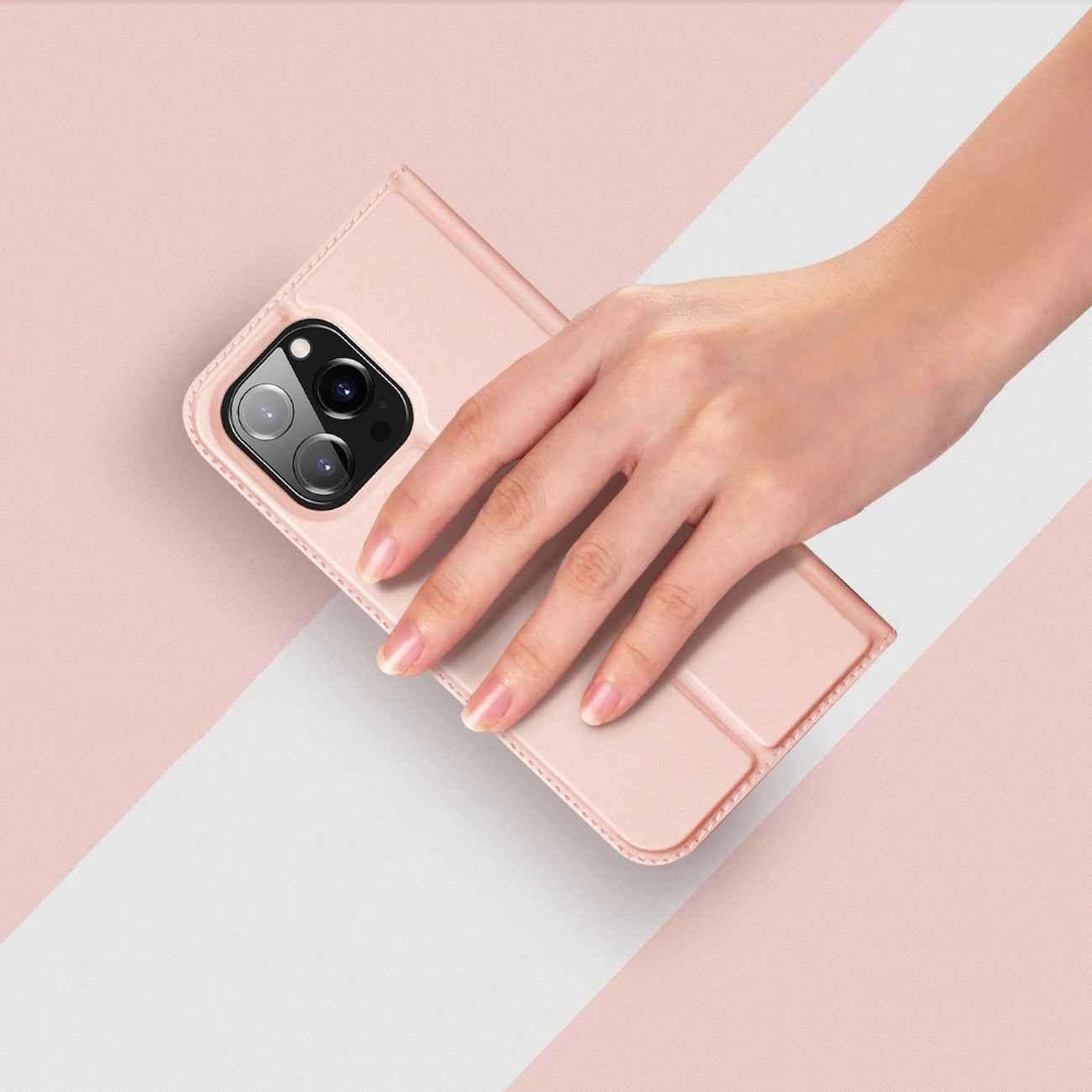 Dux Ducis Skin Pro holster cover flip cover for iPhone 14 Pro pink_11
