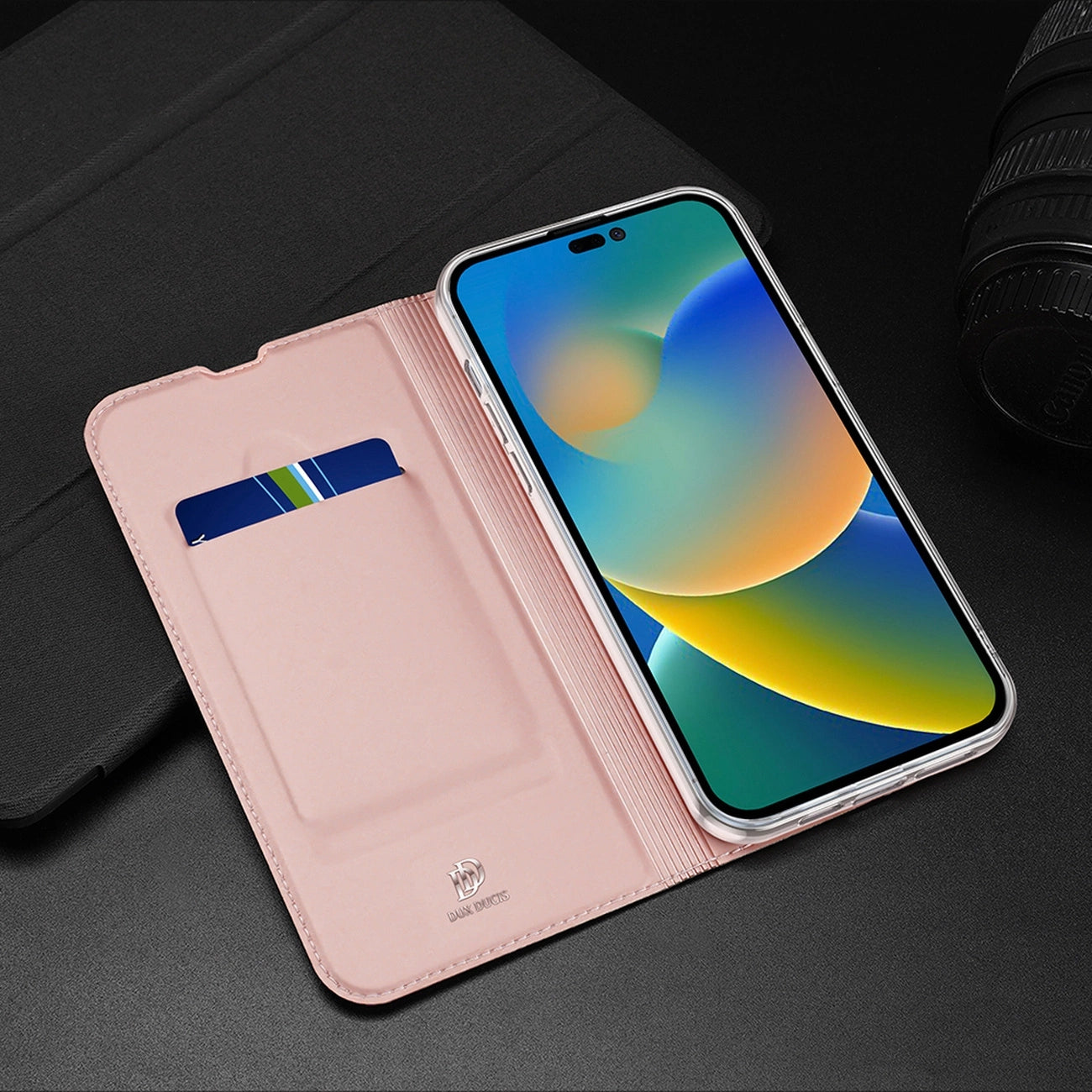 Dux Ducis Skin Pro holster cover flip cover for iPhone 14 Pro pink_21