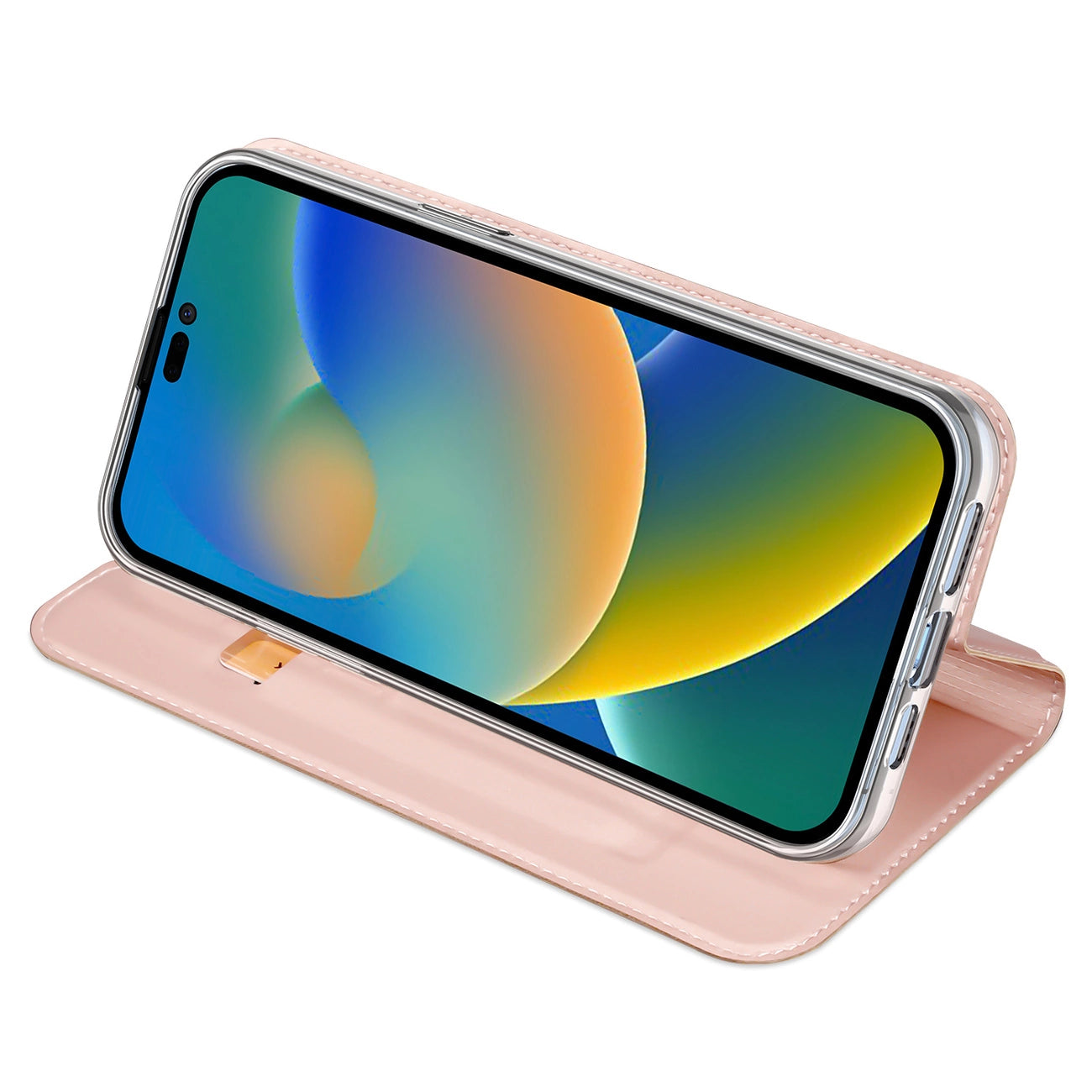 Dux Ducis Skin Pro holster cover flip cover for iPhone 14 Pro pink_3