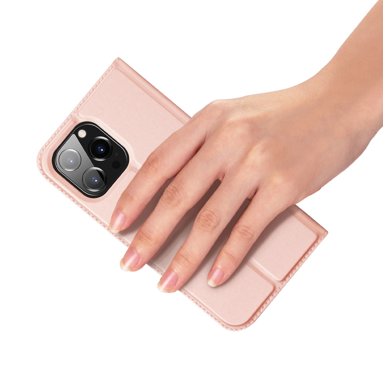 Dux Ducis Skin Pro holster cover flip cover for iPhone 14 Pro pink_5