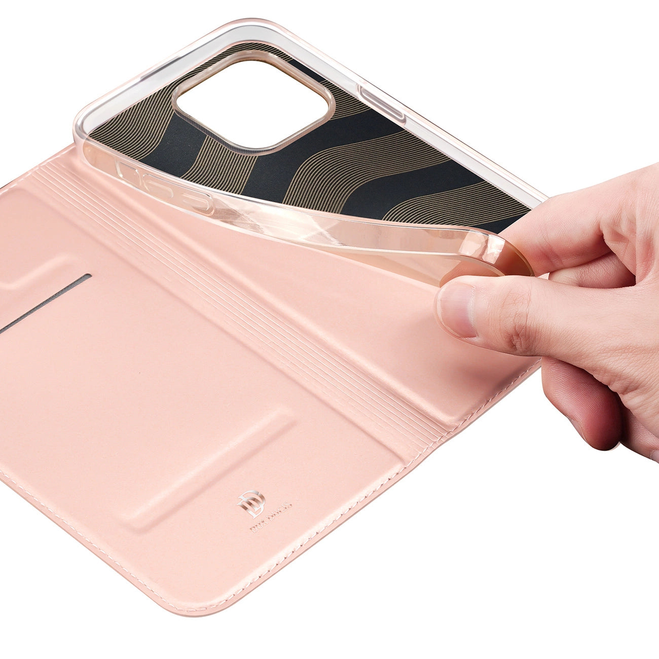 Dux Ducis Skin Pro holster cover flip cover for iPhone 14 Pro pink_6