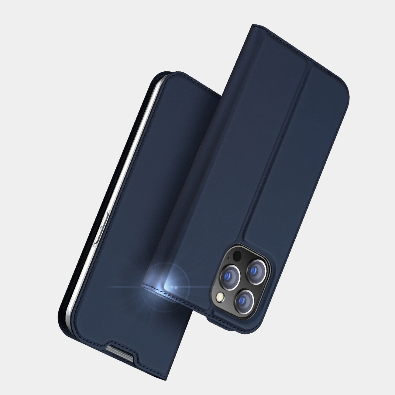 Dux Ducis Skin Pro Holster Flip Cover for iPhone 14 Pro gold_14