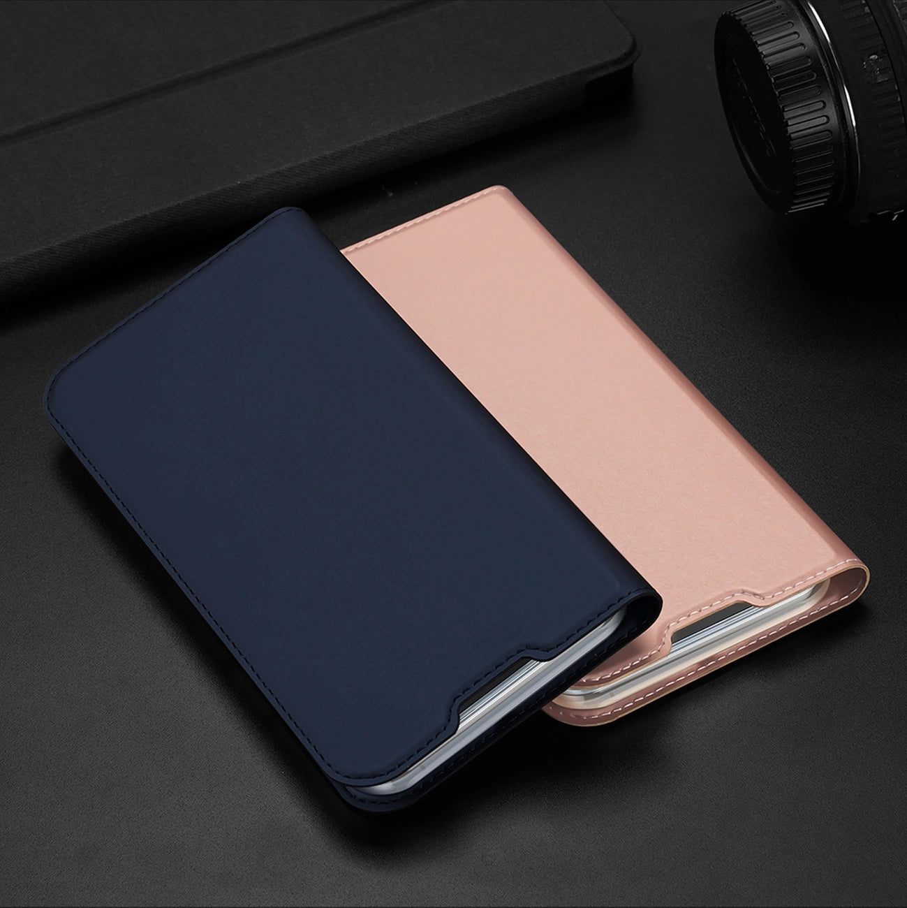 Dux Ducis Skin Pro Holster Flip Cover for iPhone 14 Pro gold_18