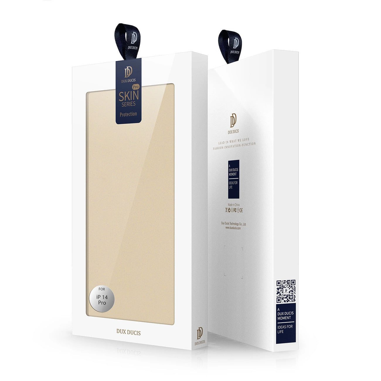 Dux Ducis Skin Pro Holster Flip Cover for iPhone 14 Pro gold_4