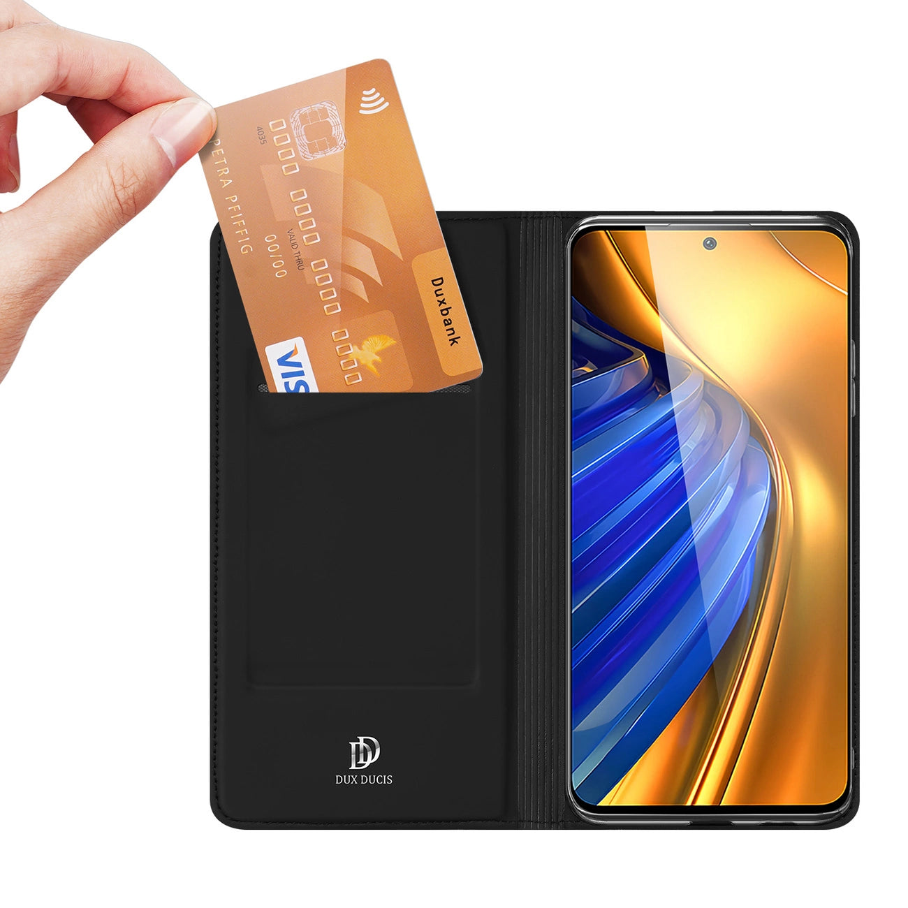 Dux Ducis Skin Pro Holster Cover Flip Cover for Xiaomi Poco F4 5G black_1