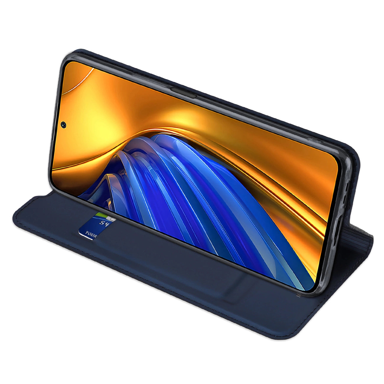 Dux Ducis Skin Pro Holster Cover Flip Cover for Xiaomi Poco F4 5G blue_5