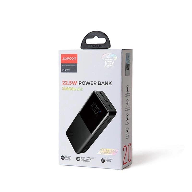 Joyroom powerbank 20000mAh 22.5W PD QC3.0 AFC black (JR-QP192)_4