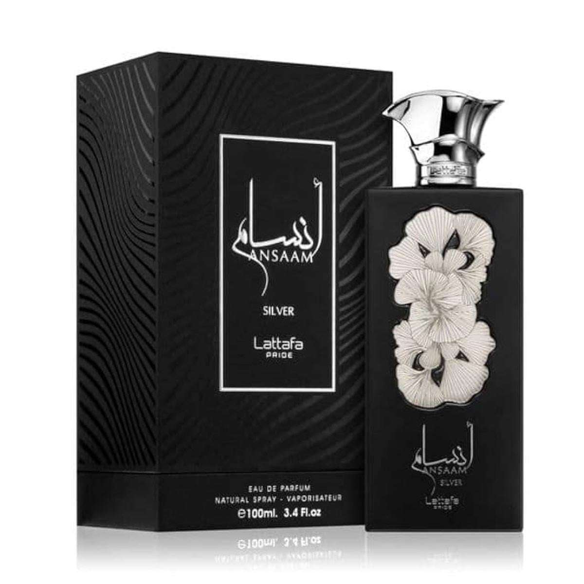 Eau de Parfum Lattafa Ansaam Silver / 100ml / Vaporizador_0