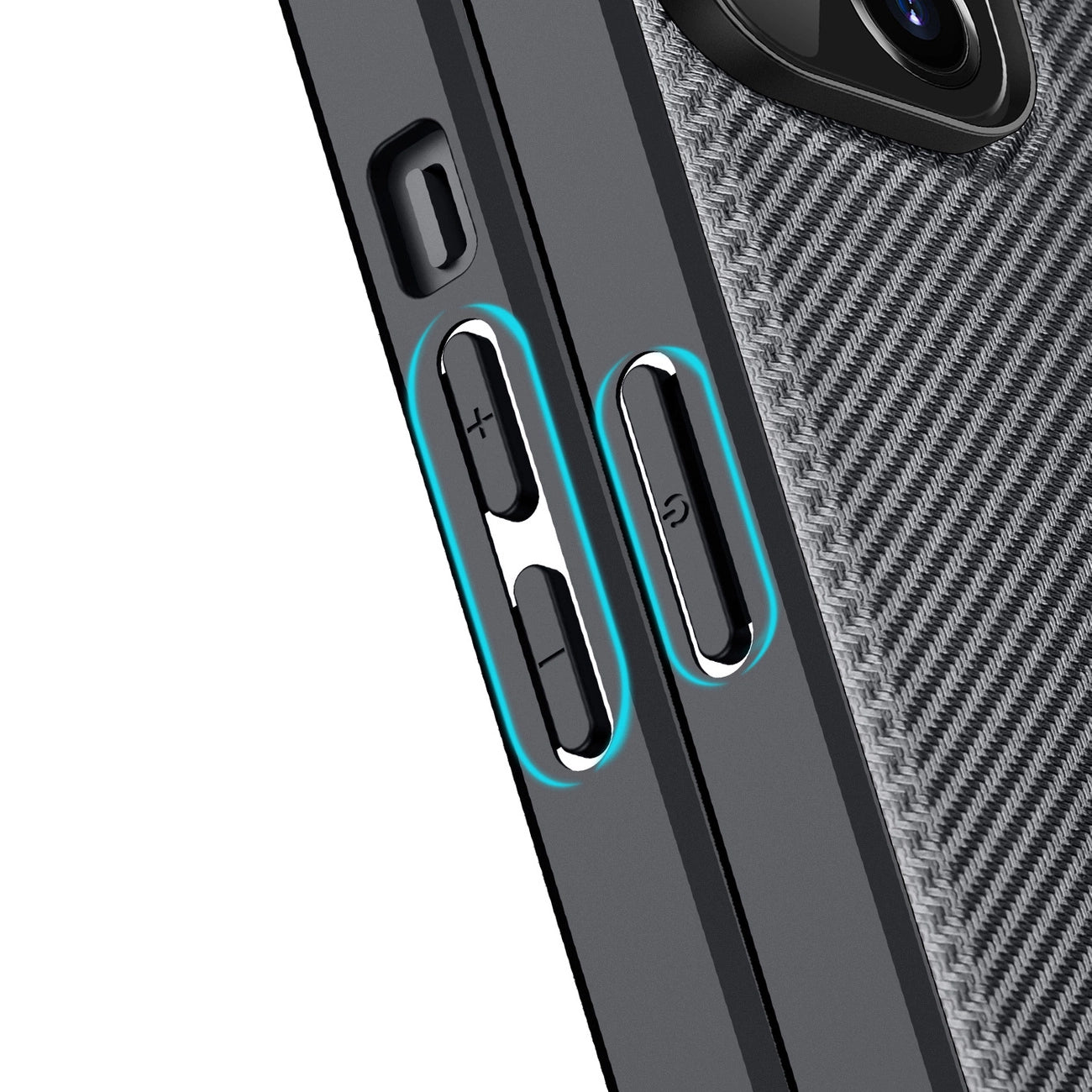 Dux Ducis Fino case cover nylon covered iPhone 14 Plus black_6