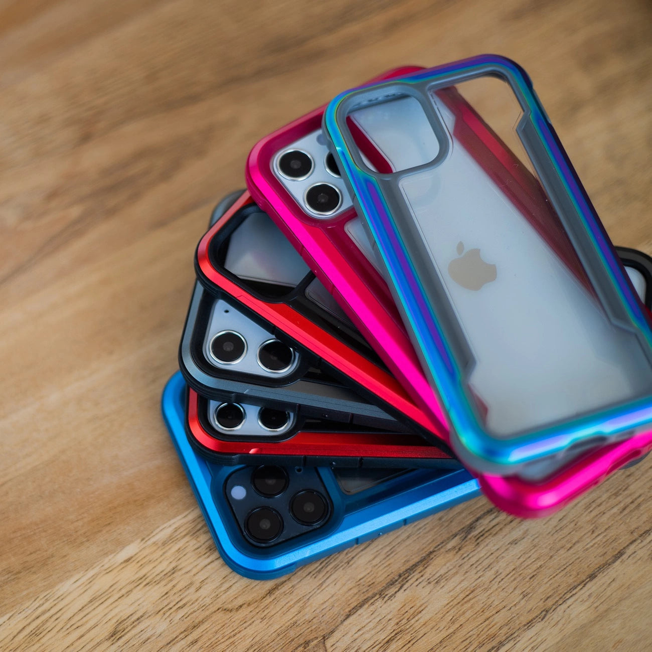 Raptic X-Doria Shield Case iPhone 14 Pro armored cover blue_14