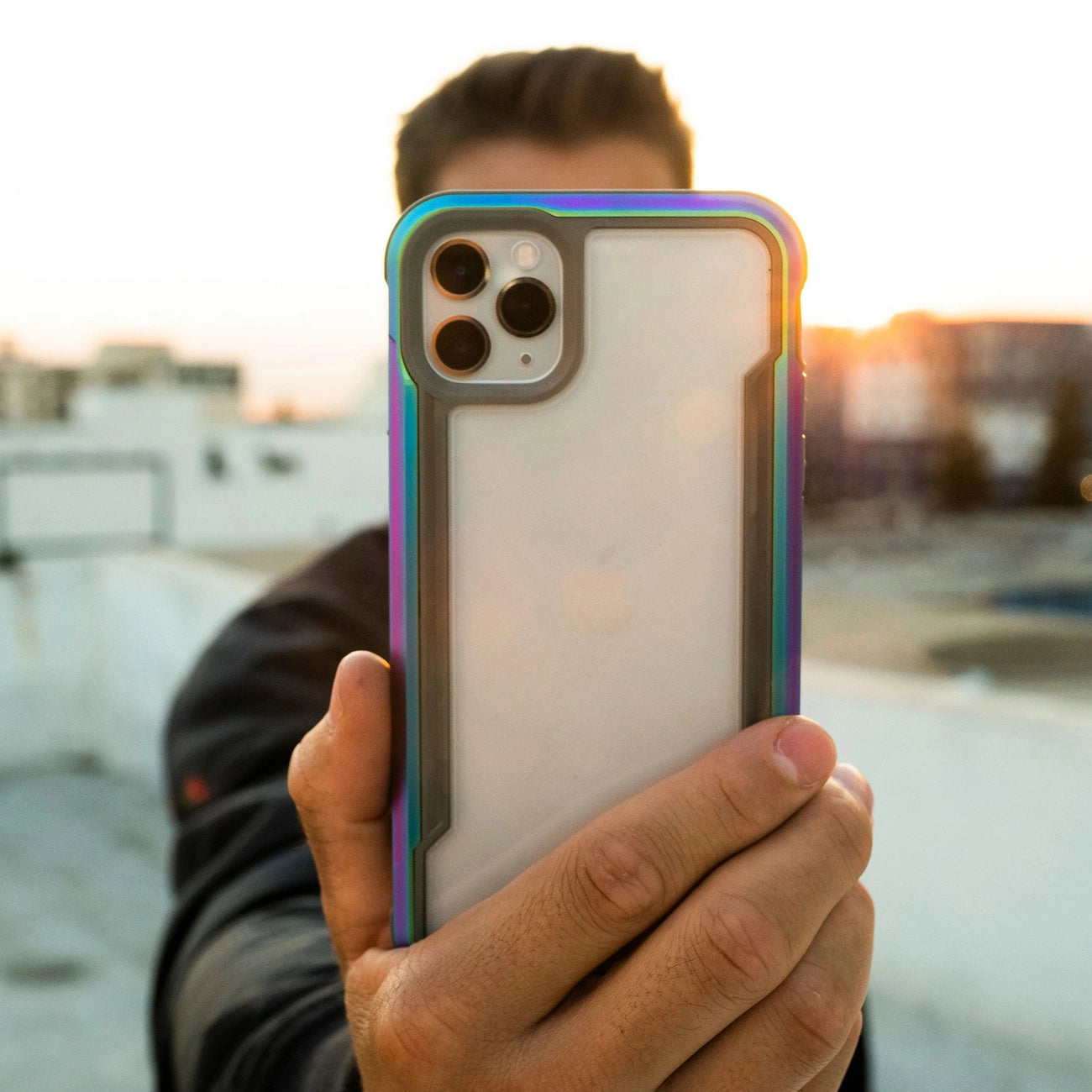 Raptic X-Doria Shield Case iPhone 14 Pro armored cover blue_19