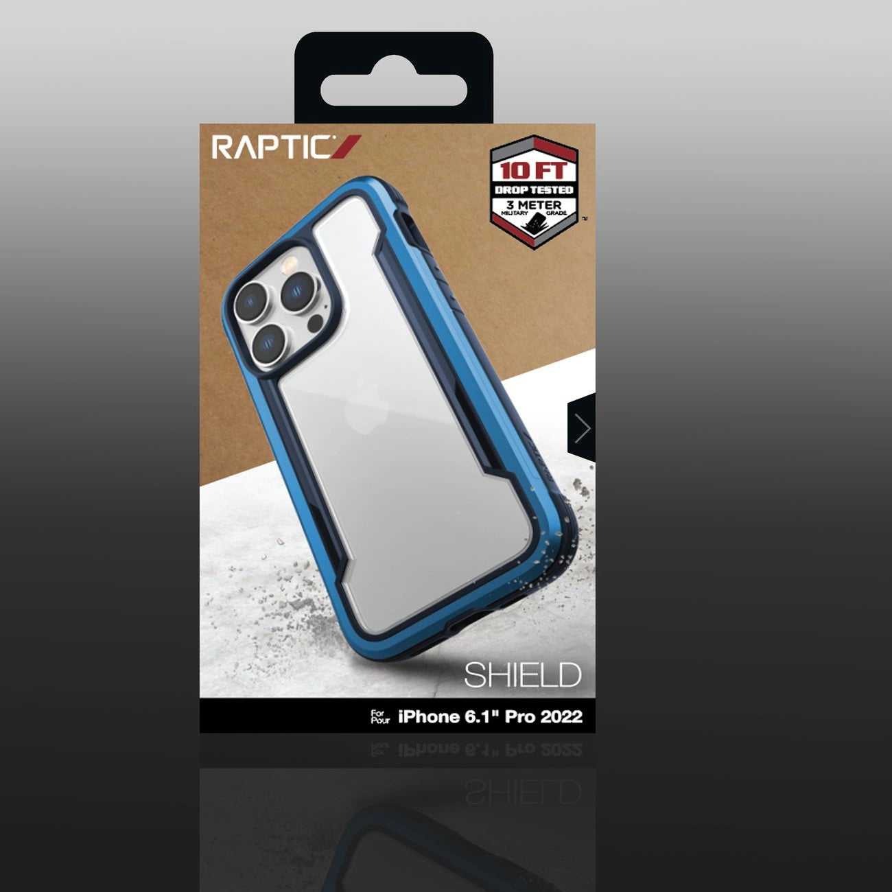 Raptic X-Doria Shield Case iPhone 14 Pro armored cover blue_4