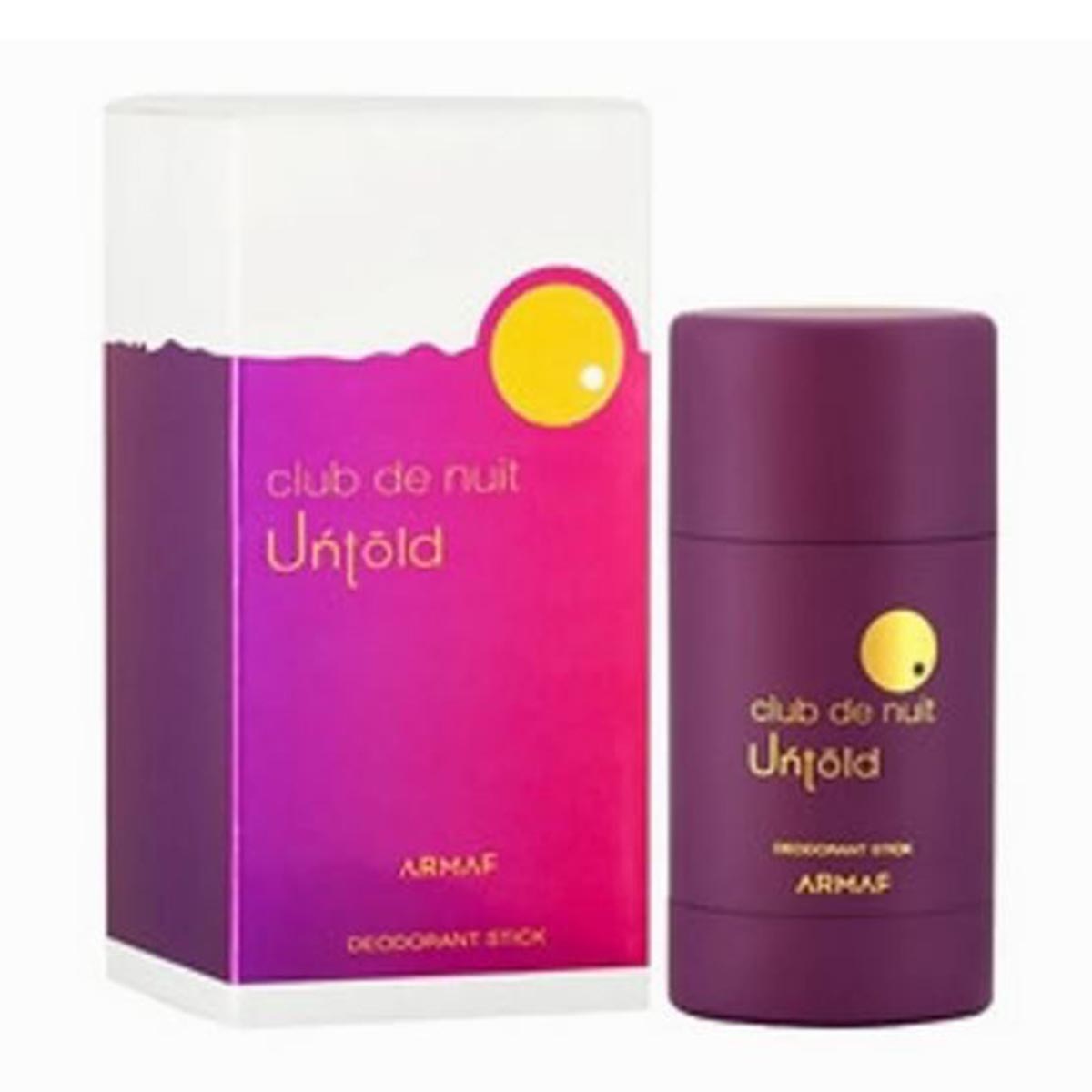 Desodorizante Stick Dubai Scent / Preto / 75ml / ARMAF CLUB DE NUIT UNTOLD_0