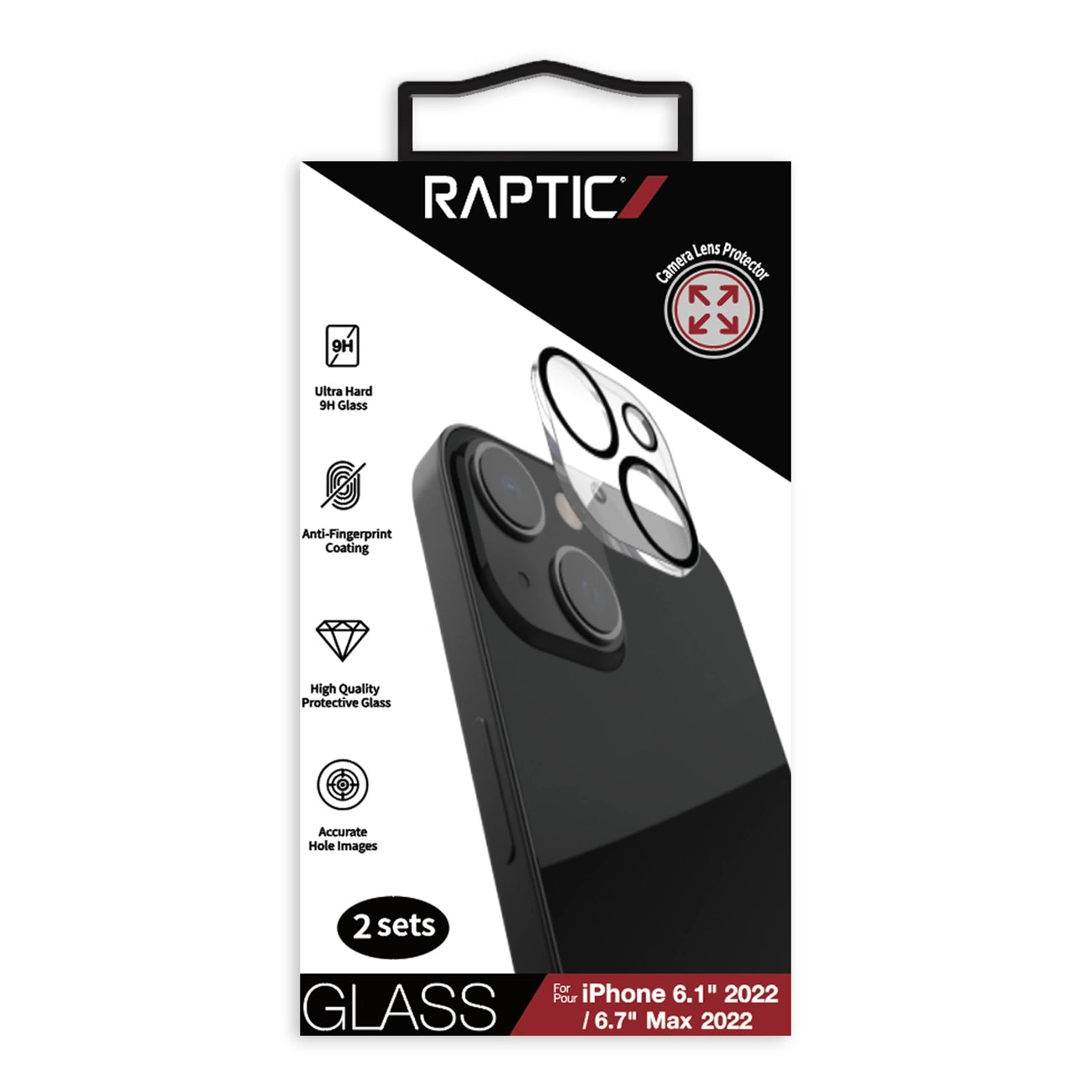Raptic X-Doria Camera Protector Glass 2x iPhone 14 tempered glass for camera camera lens_1