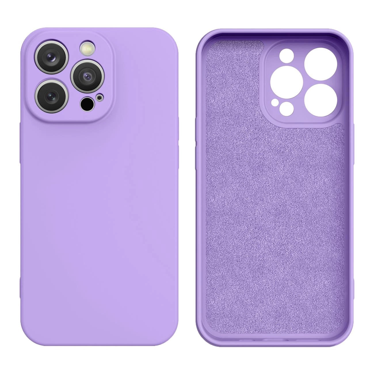 Silicone case iPhone 14 Plus silicone case purple_0