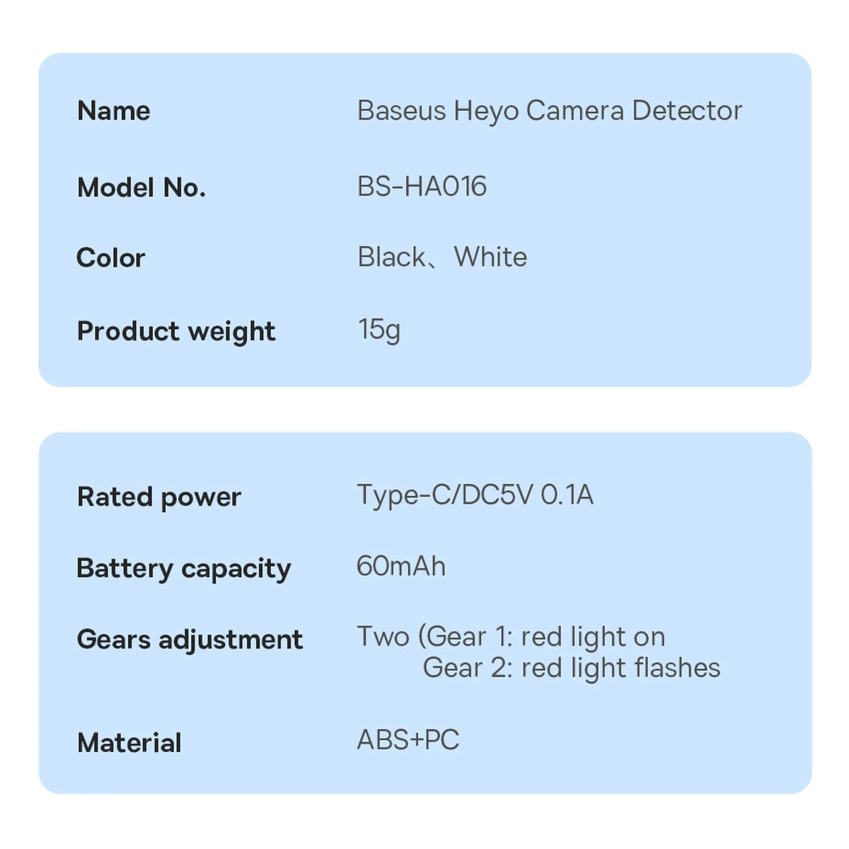 Baseus Heyo hidden camera detector white (FMHY000002)_28