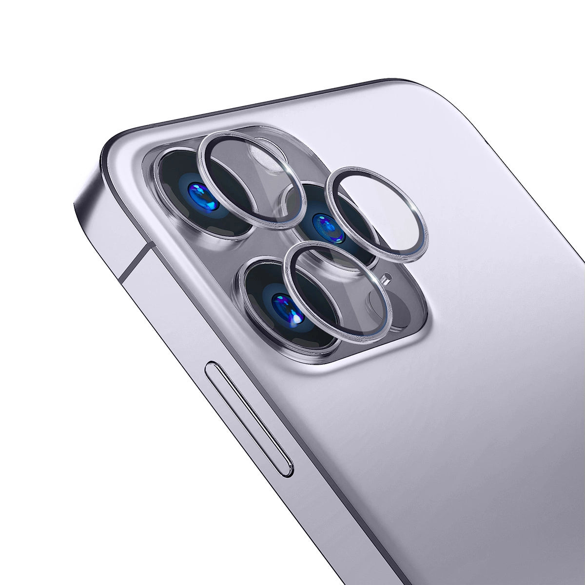 Camera Glass for iPhone 14 Pro Max / 14 Pro 9H for 3mk Lens Protection Pro Series Lens - Purple_1