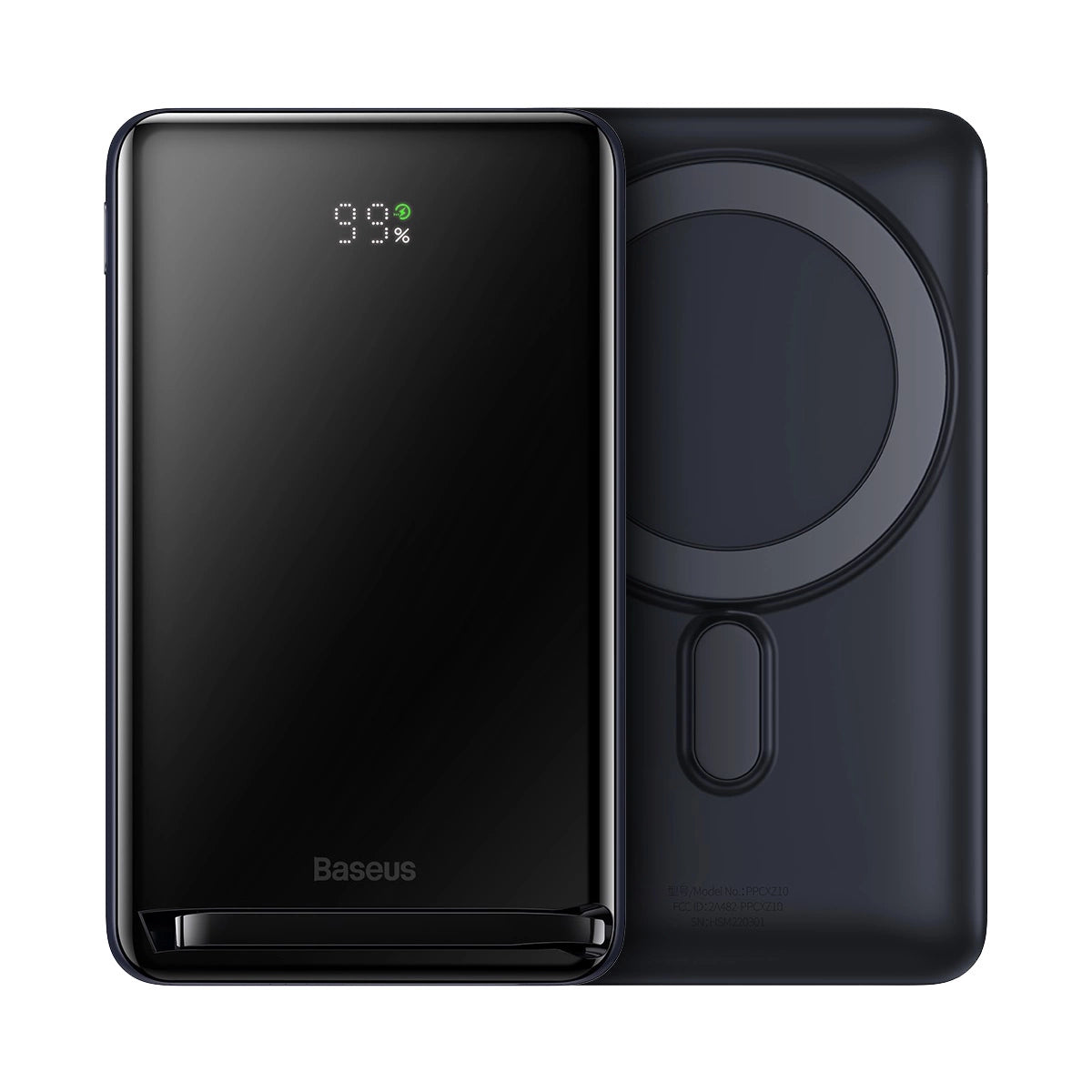 Baseus Magnetic Bracket 10000mAh 20W powerbank with MagSafe - blue + USB-C cable 60W 0.5m_1