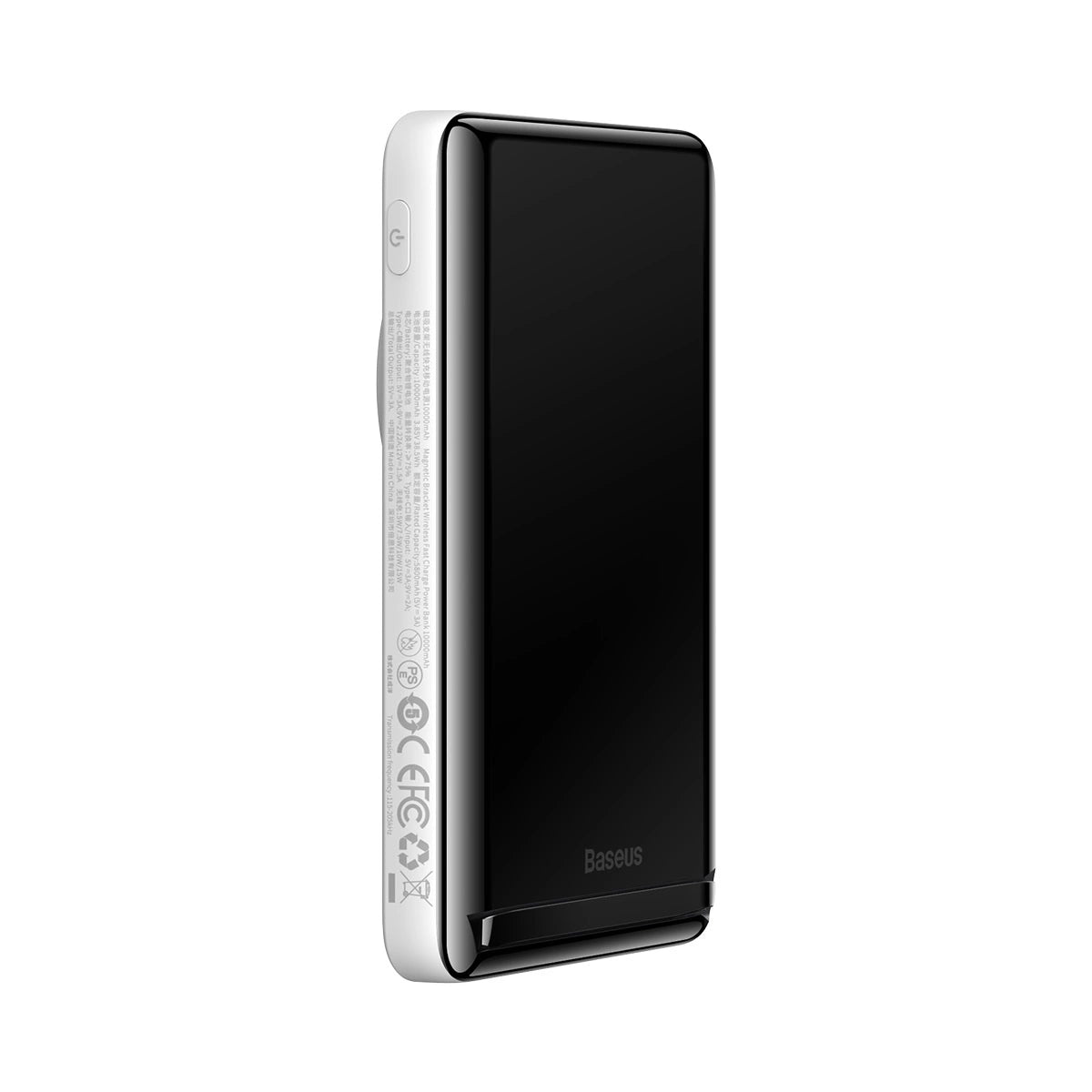 Baseus Magnetic Bracket powerbank with wireless charging MagSafe 10000mAh 20W Overseas Edition white (PPCX000202) + USB Type C cable Baseus Xiaobai Series 60W 0.5m_6