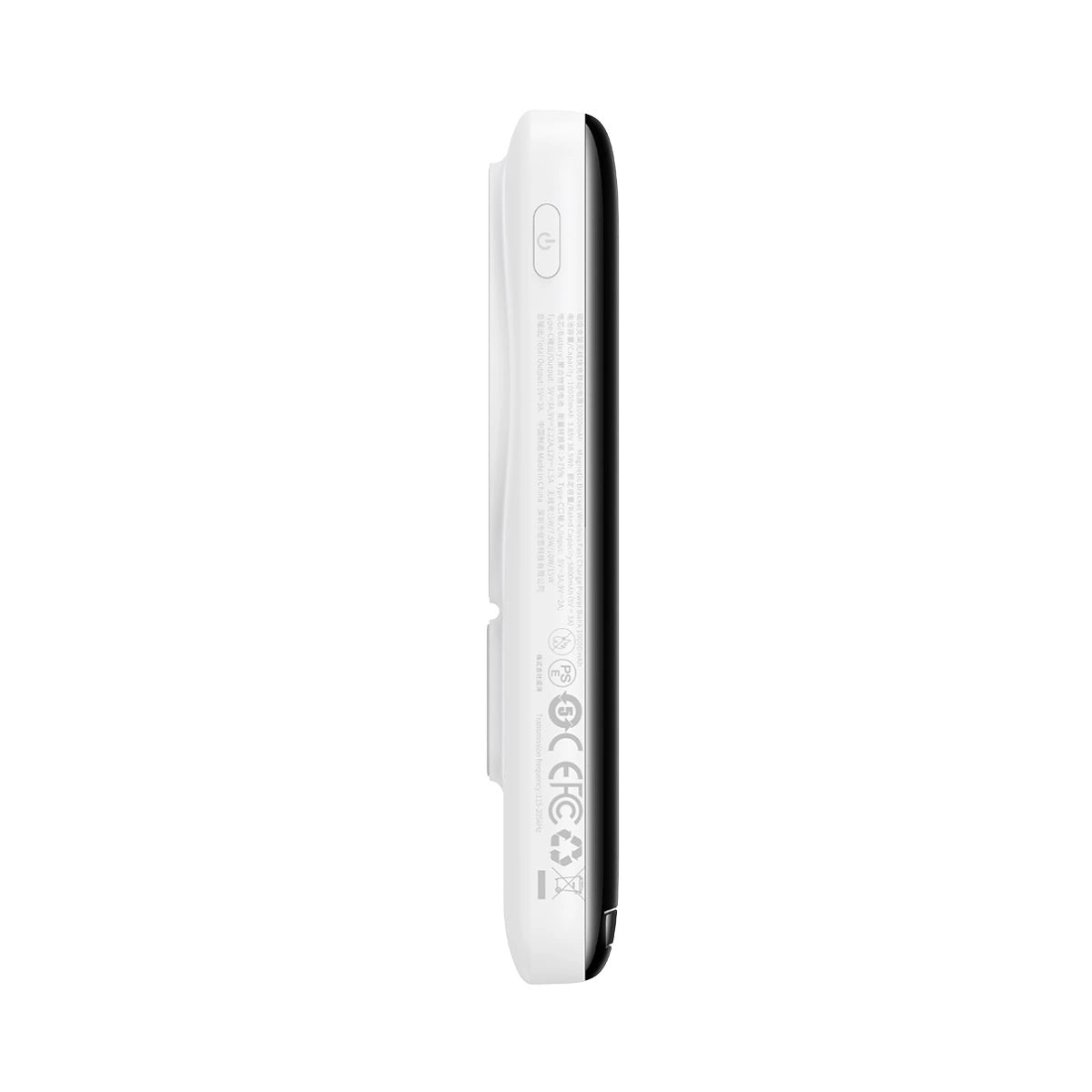 Baseus Magnetic Bracket powerbank with wireless charging MagSafe 10000mAh 20W Overseas Edition white (PPCX000202) + USB Type C cable Baseus Xiaobai Series 60W 0.5m_7