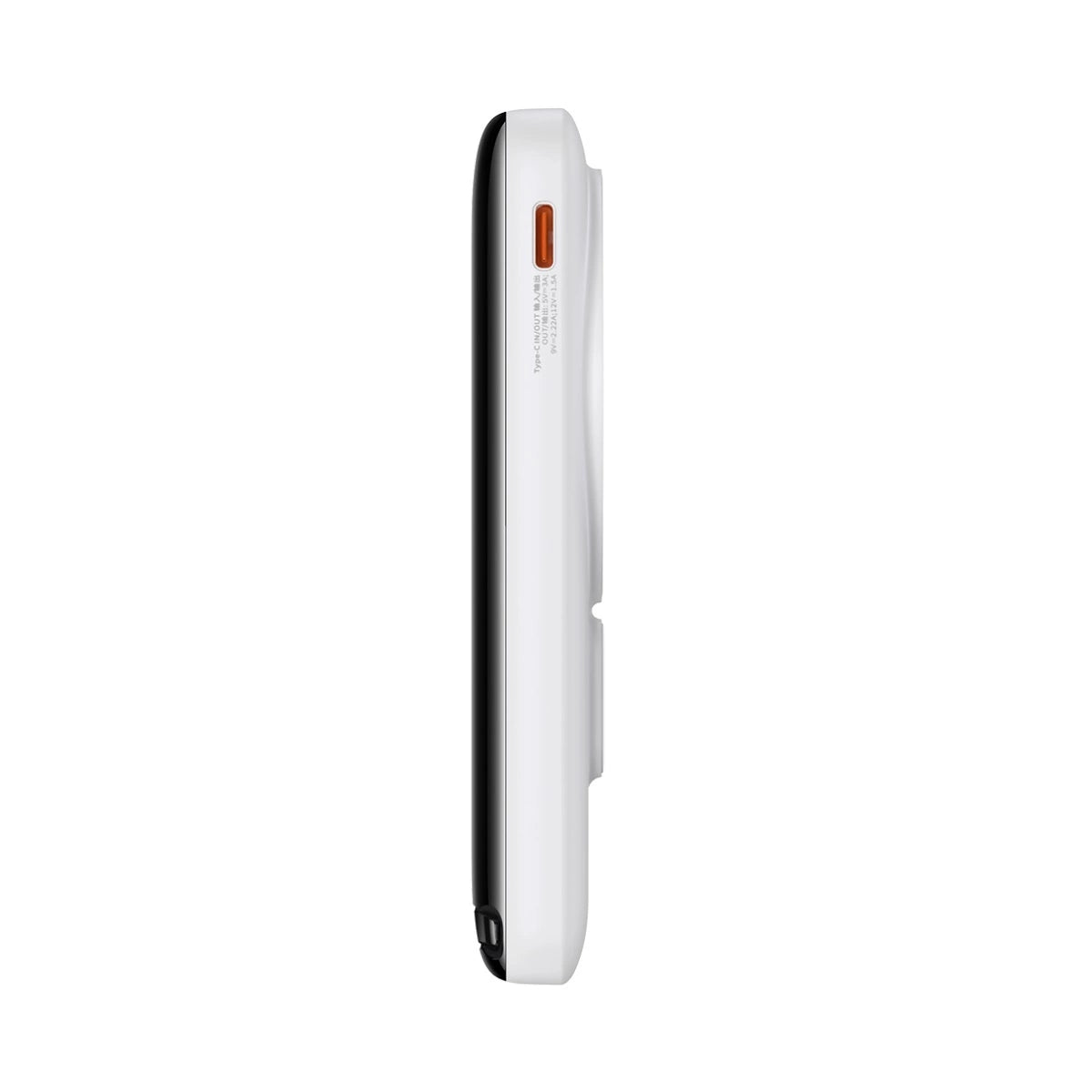 Baseus Magnetic Bracket powerbank with wireless charging MagSafe 10000mAh 20W Overseas Edition white (PPCX000202) + USB Type C cable Baseus Xiaobai Series 60W 0.5m_8