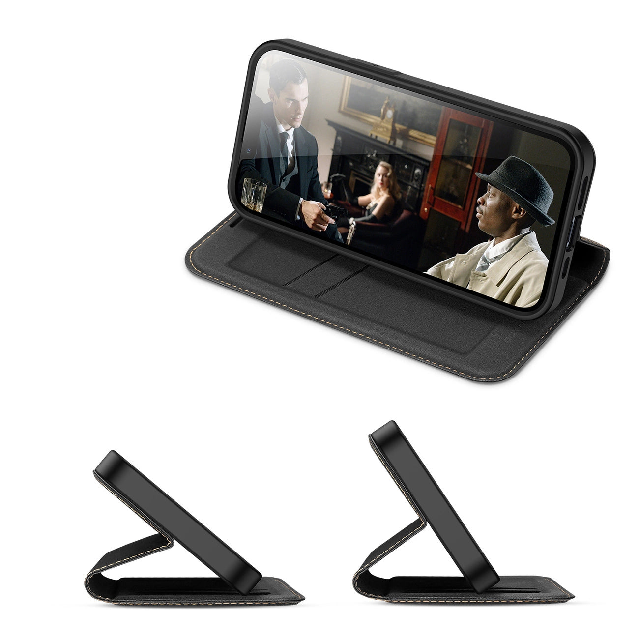 Dux Ducis Skin X2 case for iPhone 14 Plus case with magnetic flap black_8