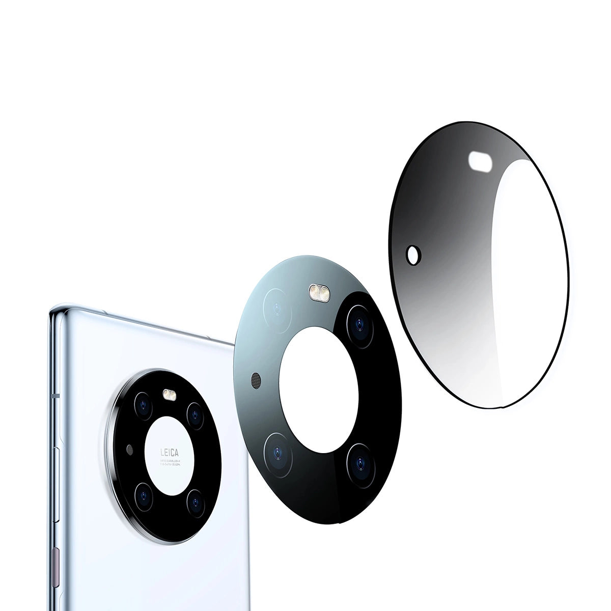 Baseus Huawei Mate 40 Pro Camera Film 0.3mm (2pcs) transparent + cleaning kit (SGQK000502)_10