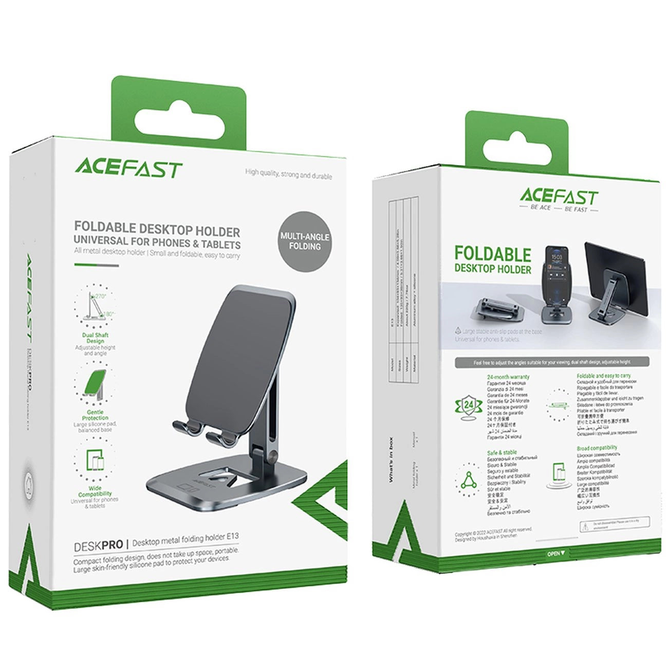 Acefast foldable stand / phone holder gray (E13)_4