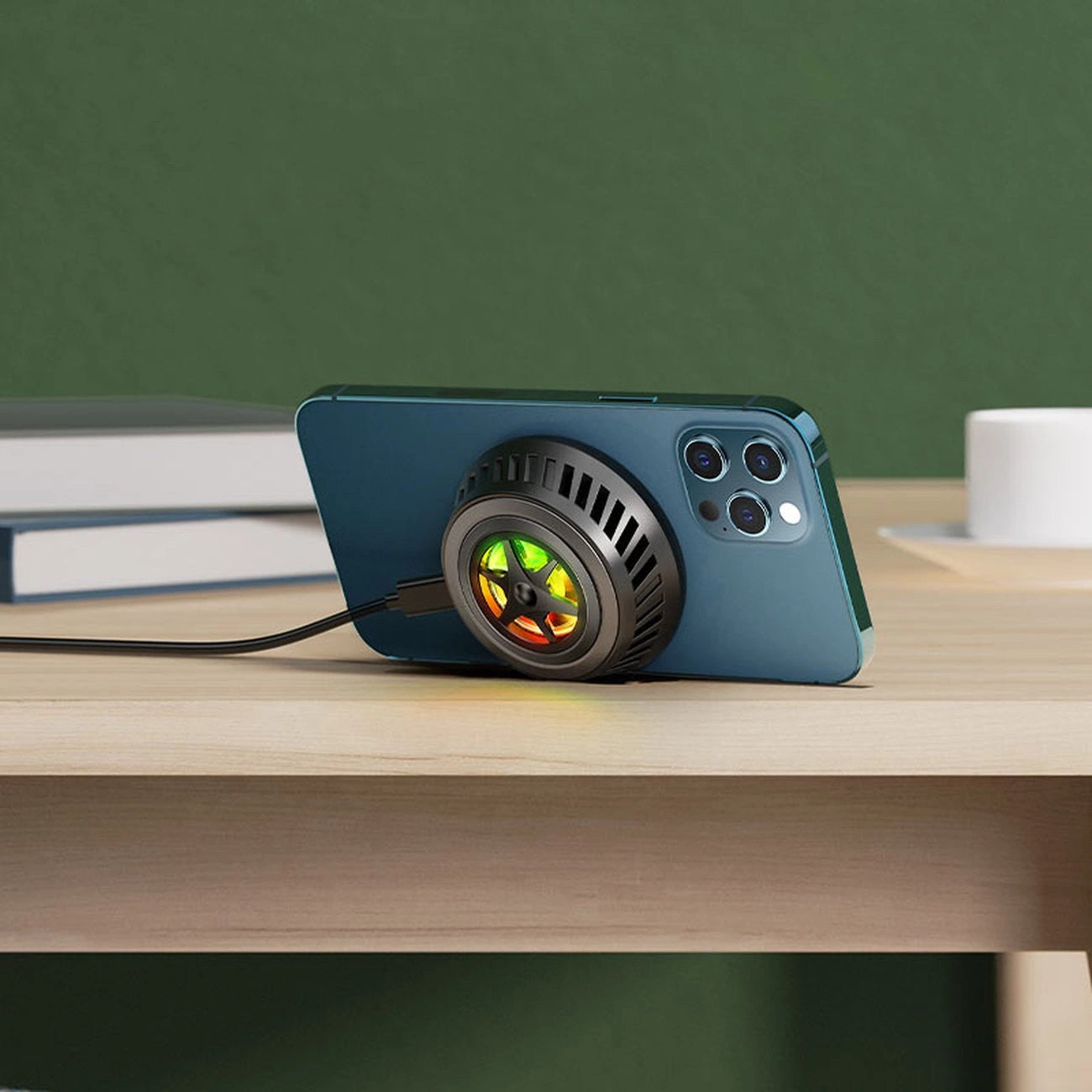 Acefast wireless induction charger with dark gray (E2) cooling system_7