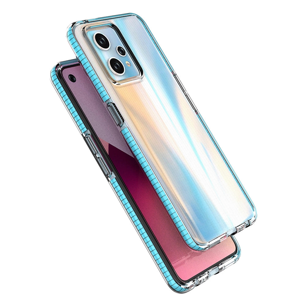 Spring Case for Realme 9 Pro+ / Realme 9 silicone cover with frame black_2