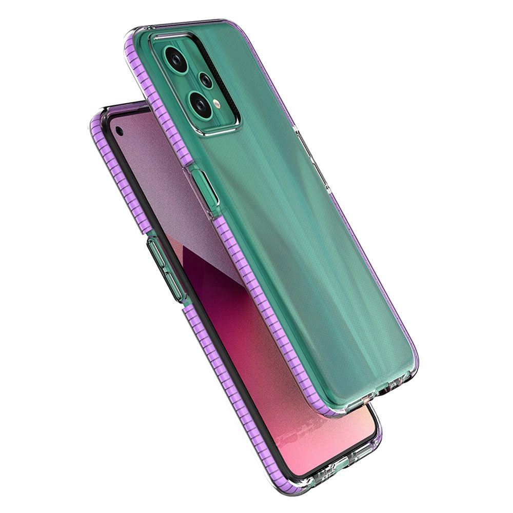 Spring Case for Realme 9 Pro silicone cover with frame light blue_2