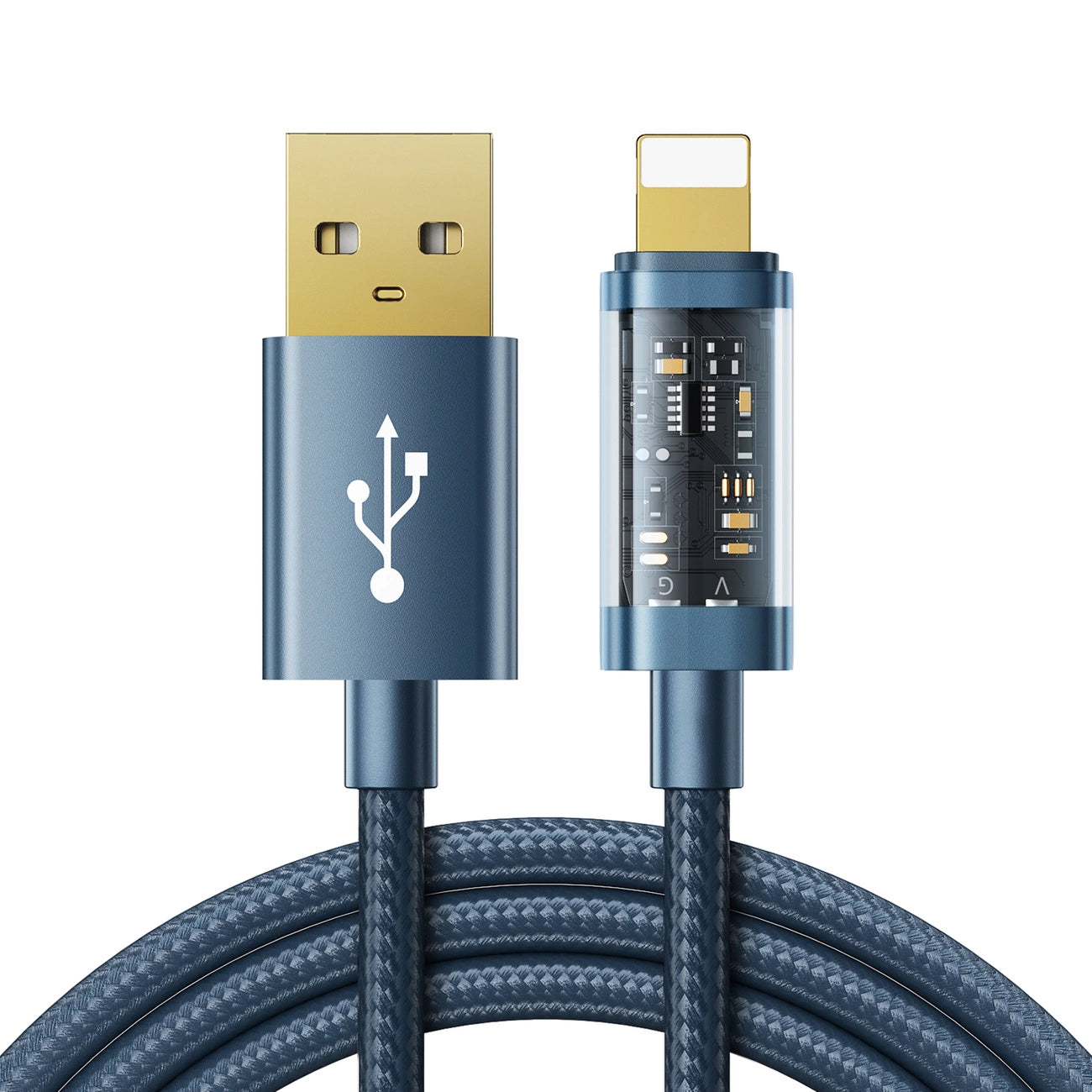 Cable to USB-A / Lightning / 2.4A / 1.2m Joyroom S-UL012A12 (blue)_0