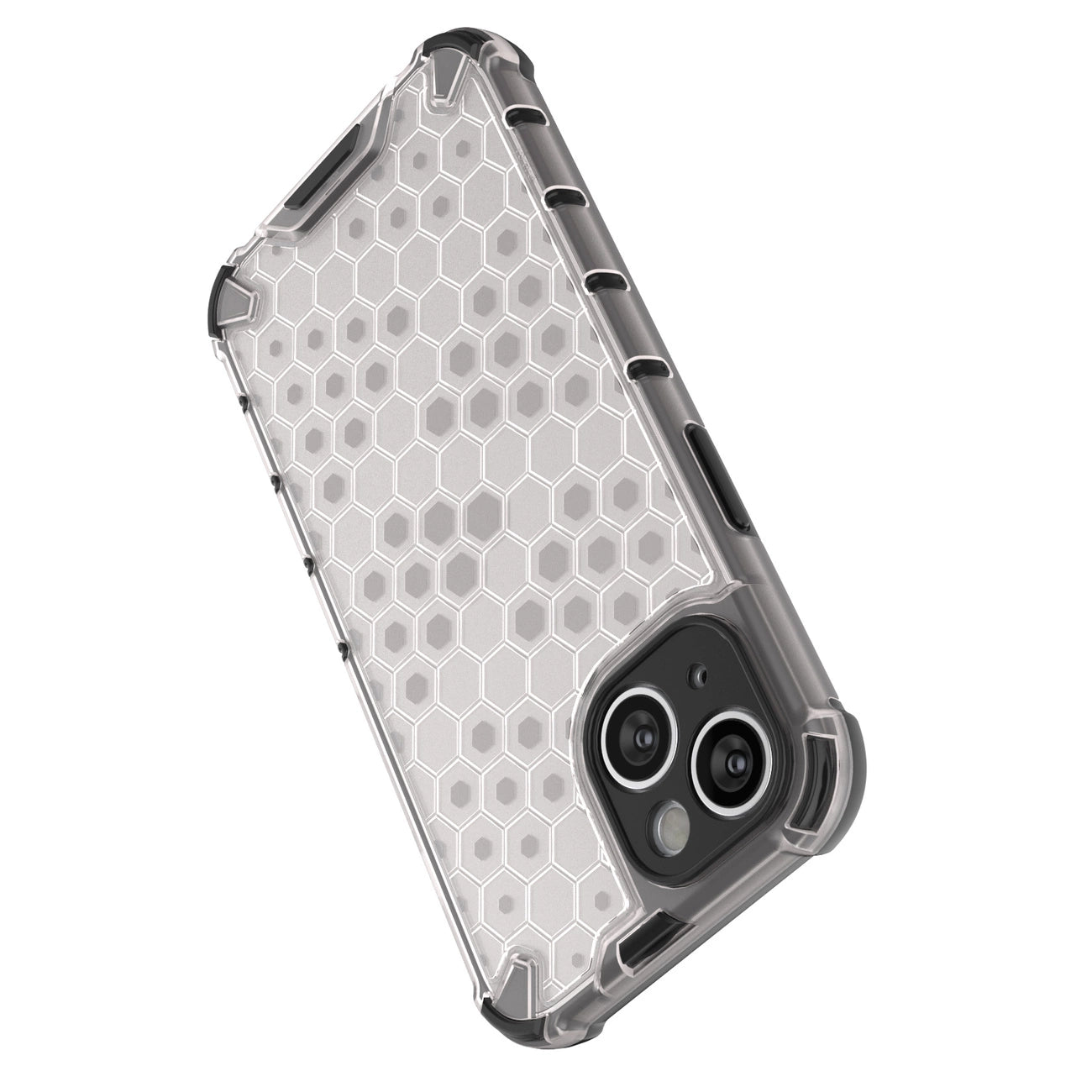 Honeycomb case for iPhone 14 Plus armored hybrid cover blue_10