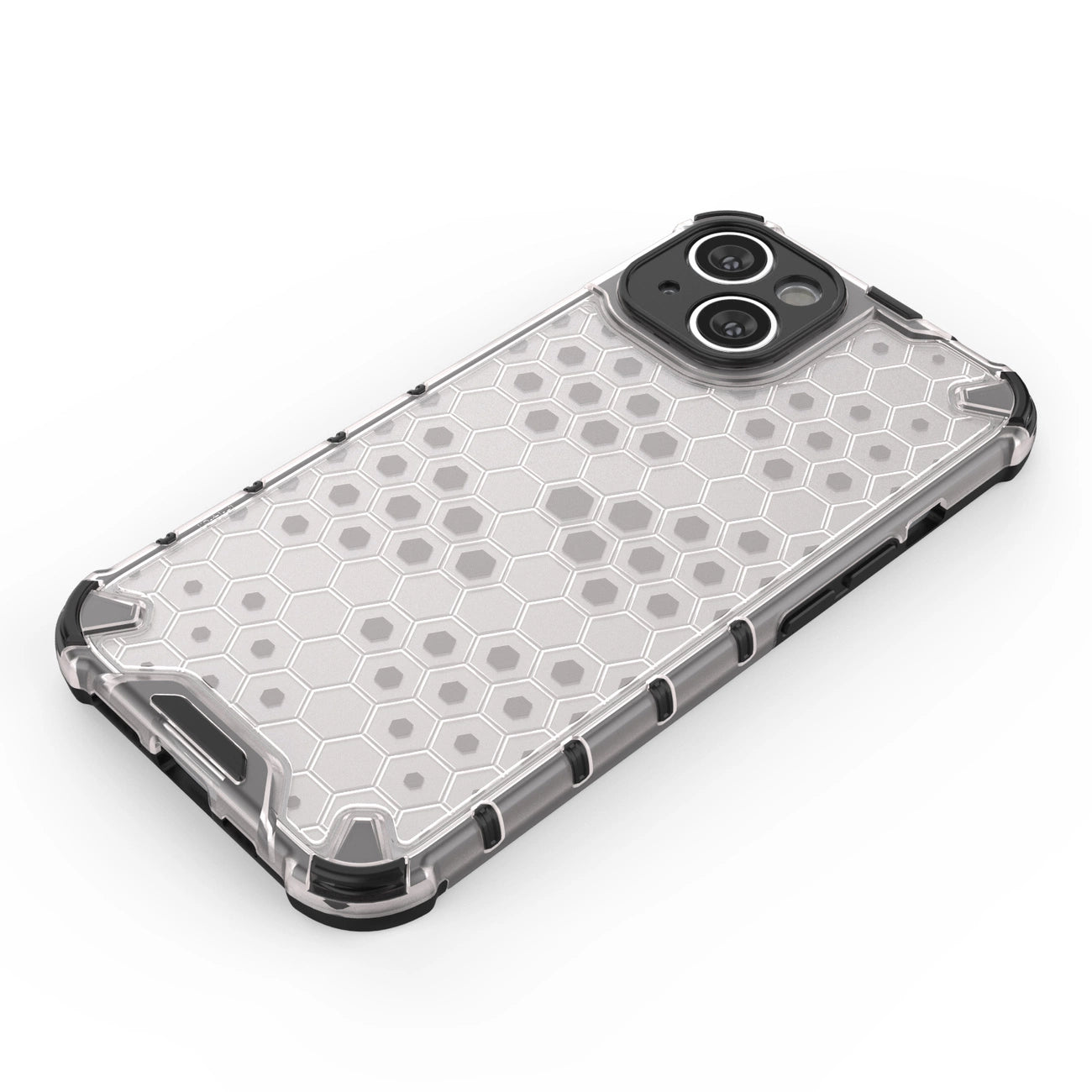 Honeycomb case for iPhone 14 Plus armored hybrid cover blue_2