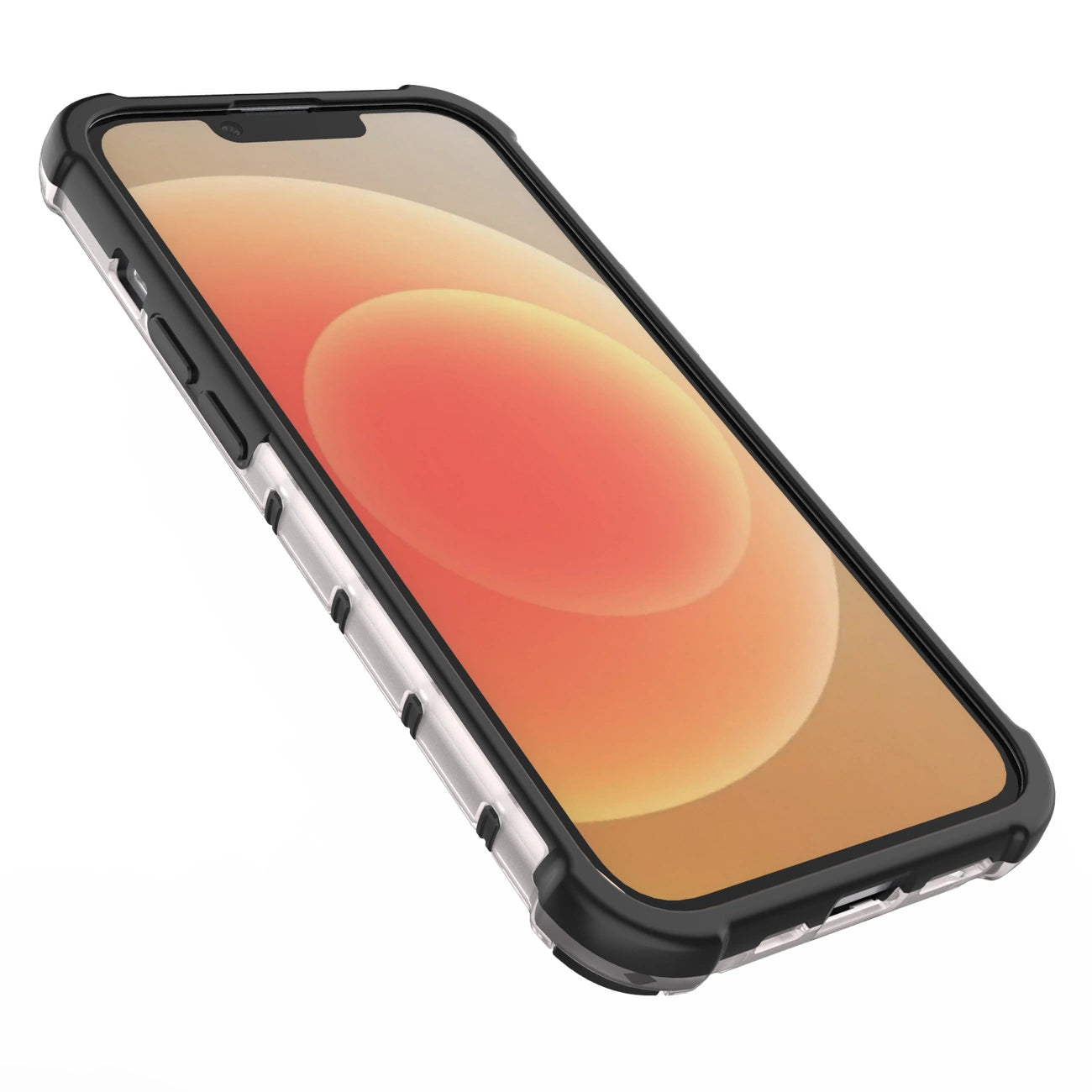 Honeycomb case for iPhone 14 Plus armored hybrid cover blue_7