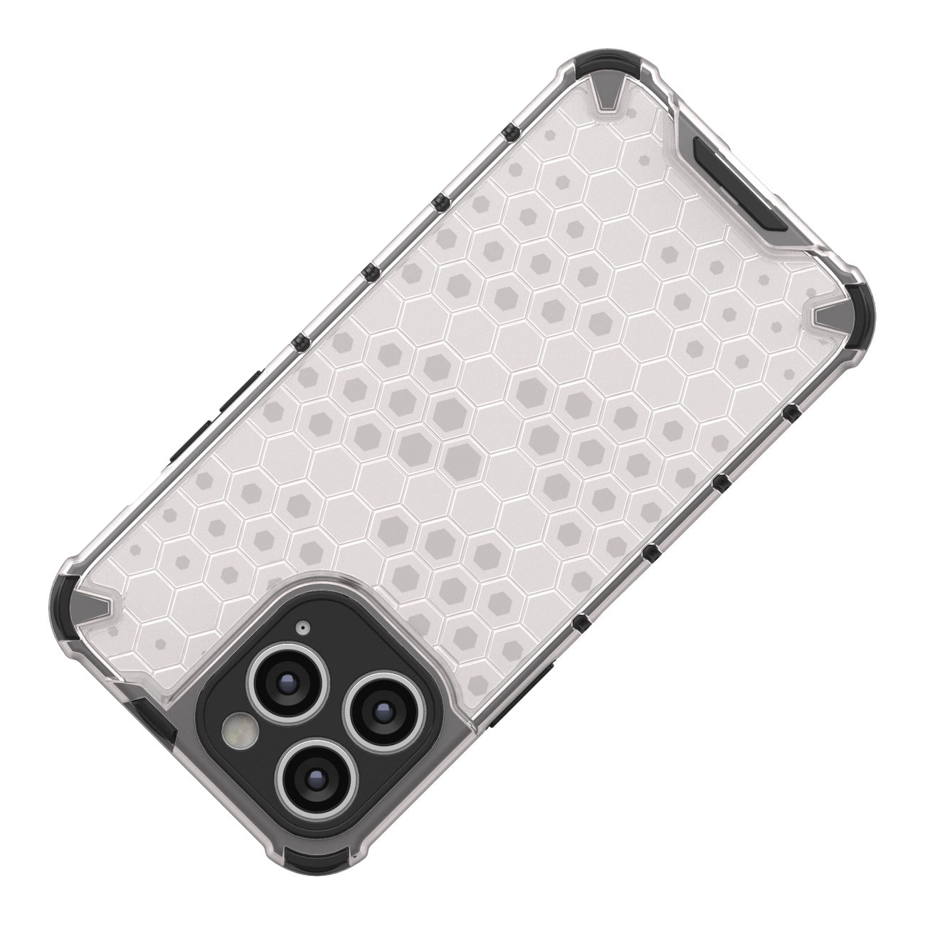 Honeycomb case for iPhone 14 Pro Max armored hybrid cover blue_3