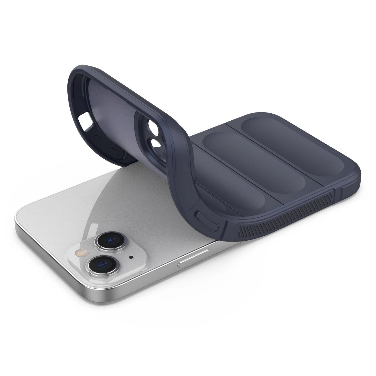 Magic Shield Case case for iPhone 14 Plus flexible armored dark blue cover_6