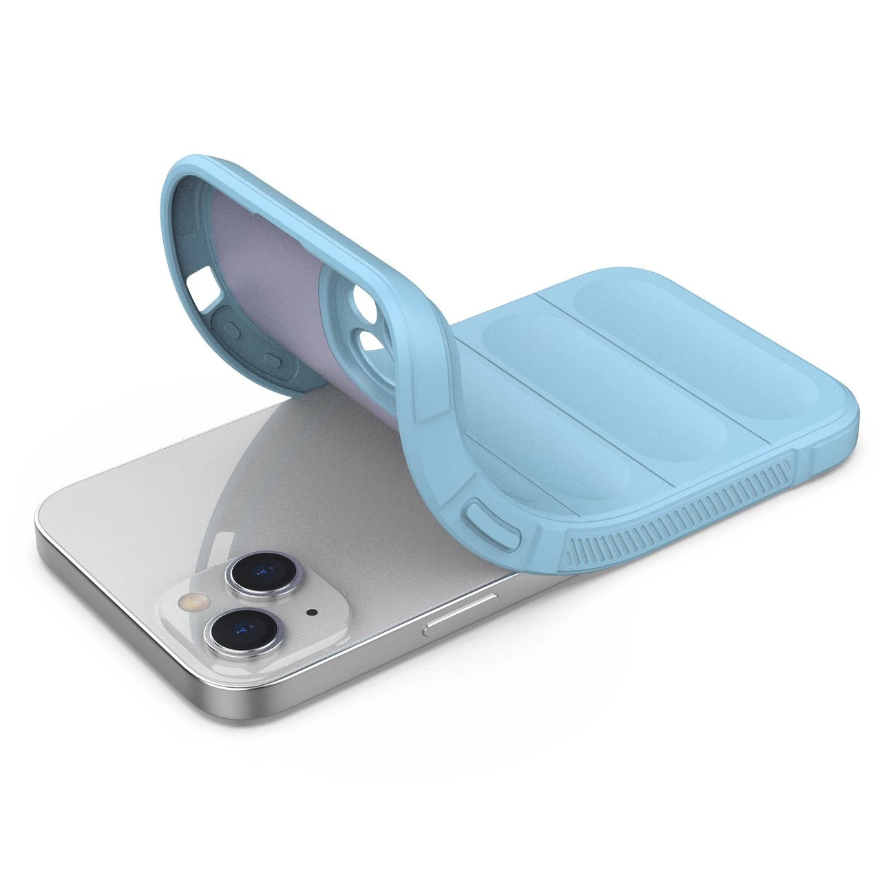 Magic Shield Case case for iPhone 14 Plus flexible armored case light blue_3