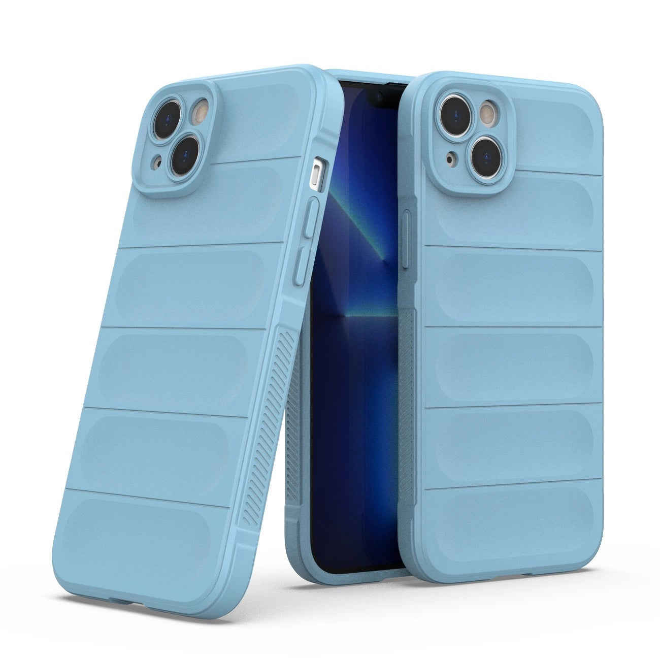 Magic Shield Case case for iPhone 14 Plus flexible armored case light blue_7