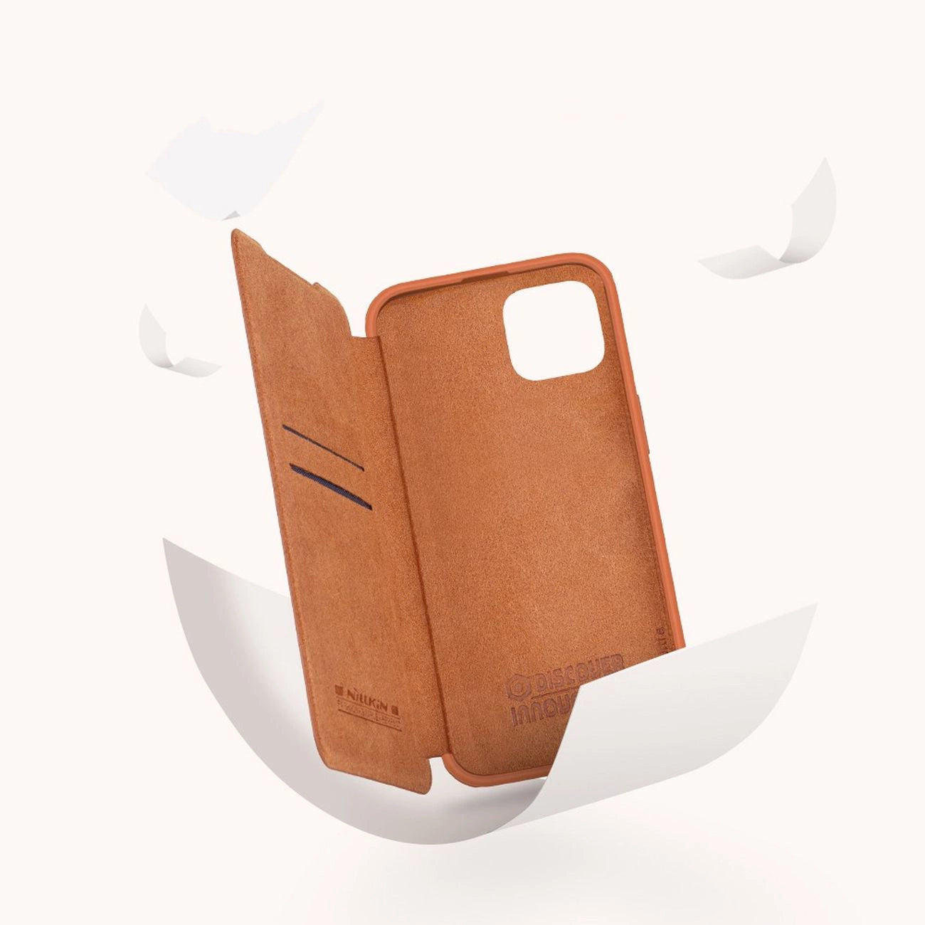 Case Nillkin Qin Pro Leather for iPhone 14 Plus (Black)_9