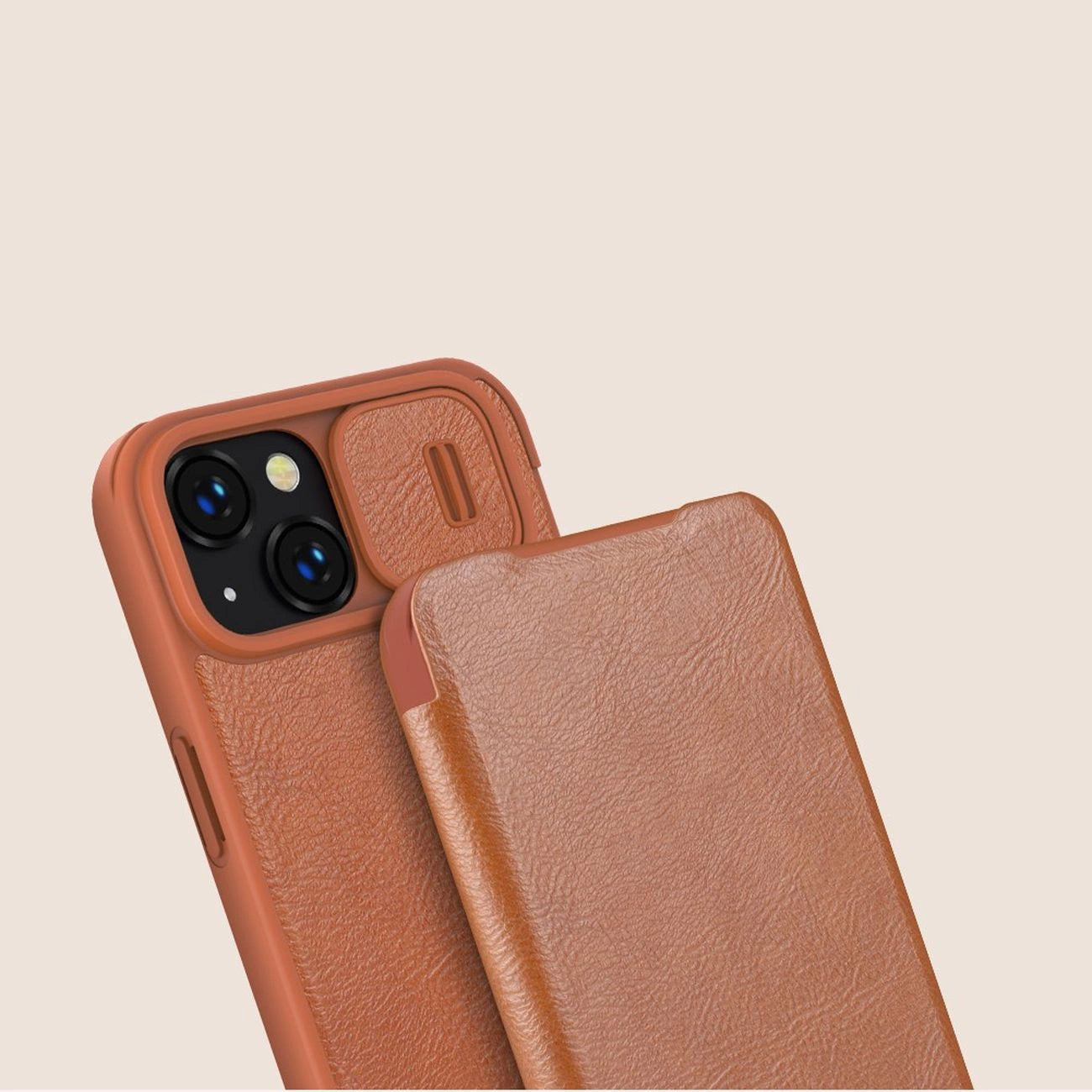 Case Nillkin Qin Pro Leather for iPhone 14 Plus (Black)_11