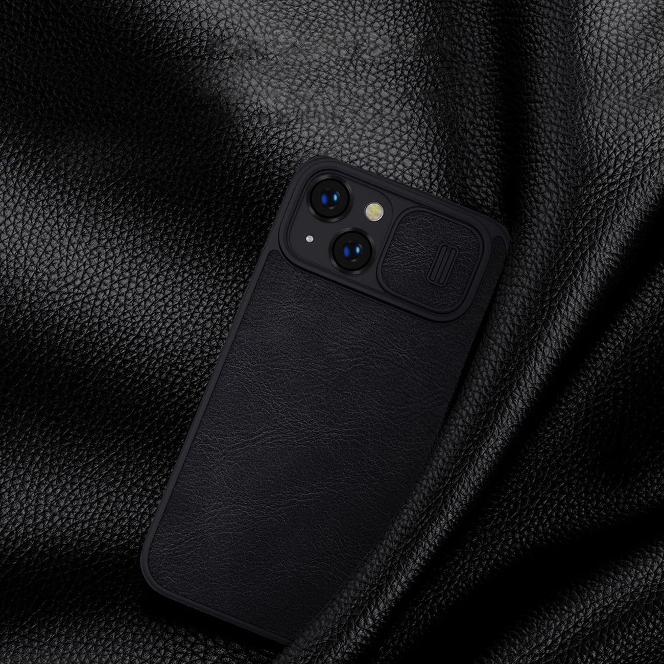 Case Nillkin Qin Pro Leather for iPhone 14 Plus (Black)_12
