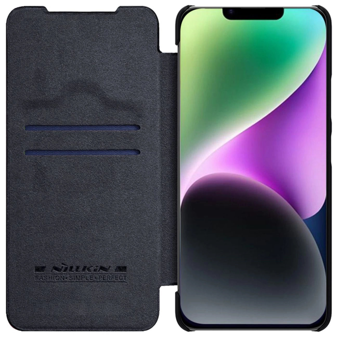 Case Nillkin Qin Pro Leather for iPhone 14 Plus (Black)_1